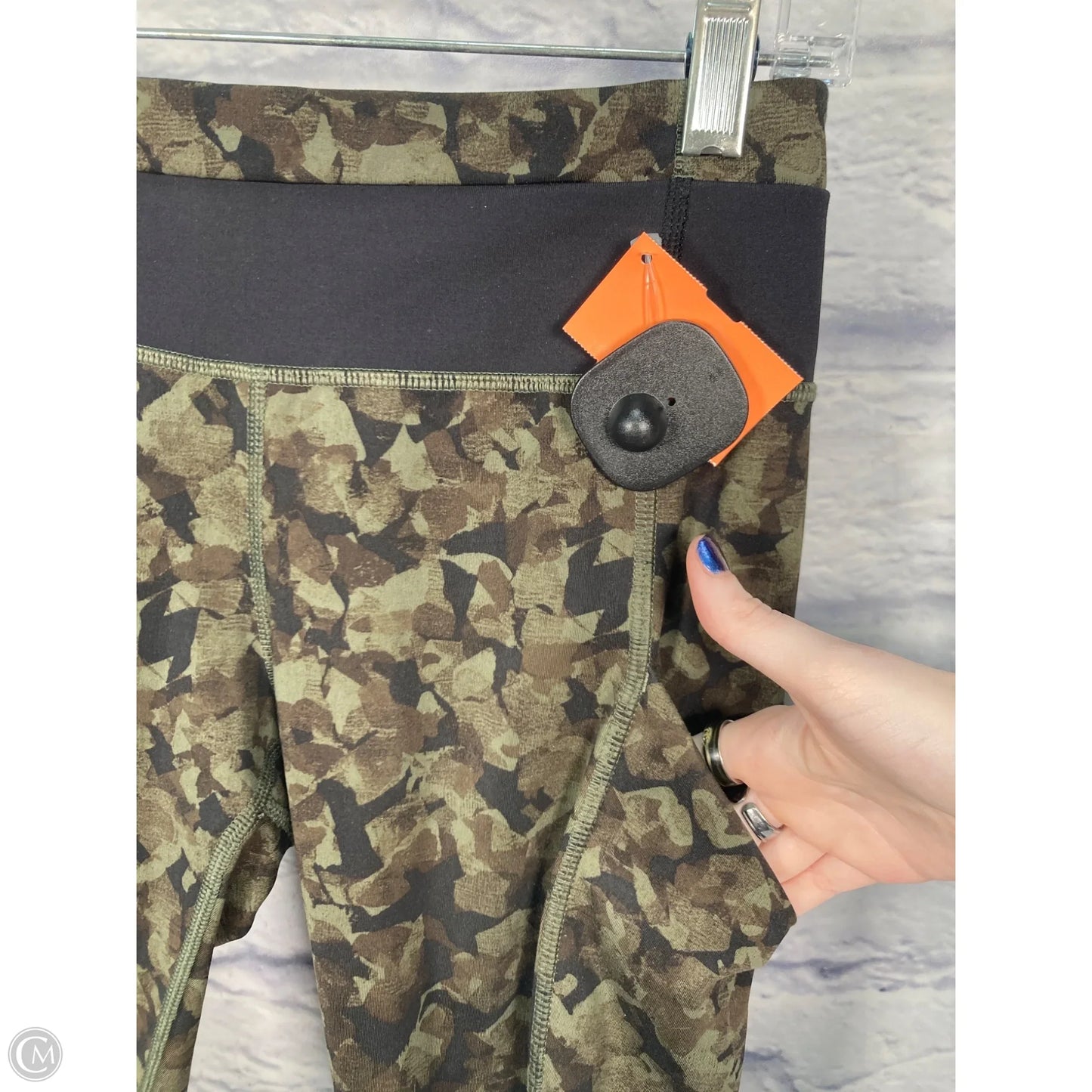 Athletic Leggings By Lululemon In Green, Size: S