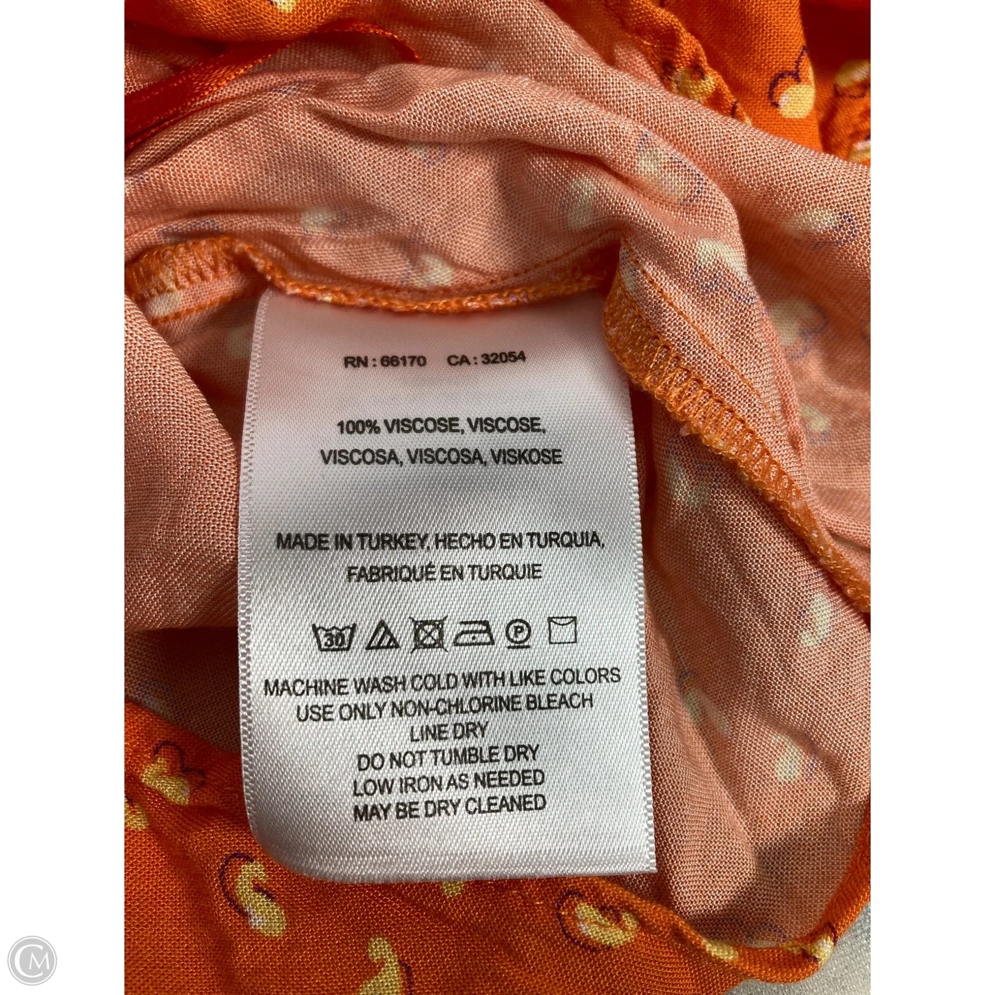 Tunic Long Sleeve By Maeve In Orange, Size: Xs