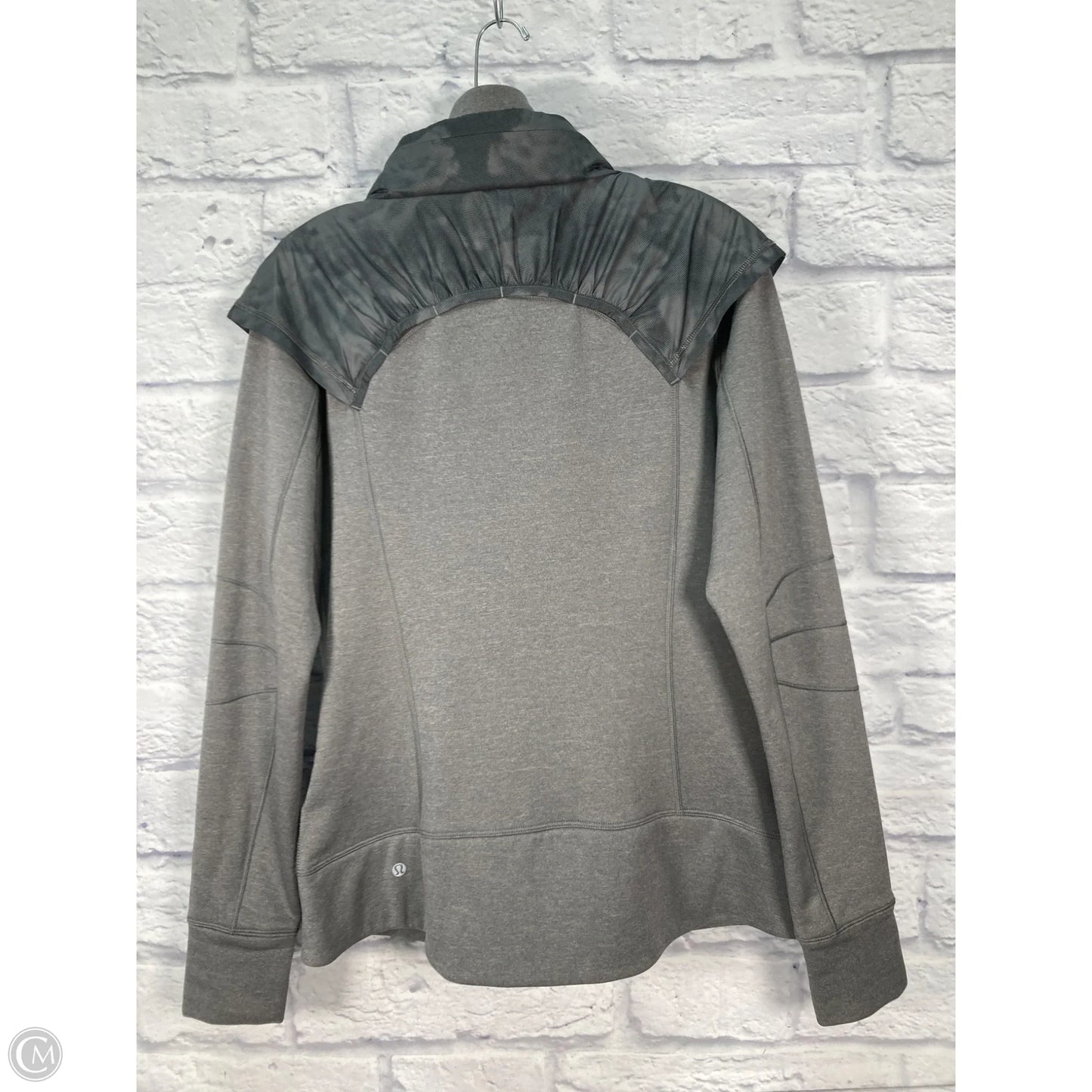 Athletic Jacket By Lululemon In Grey, Size: M