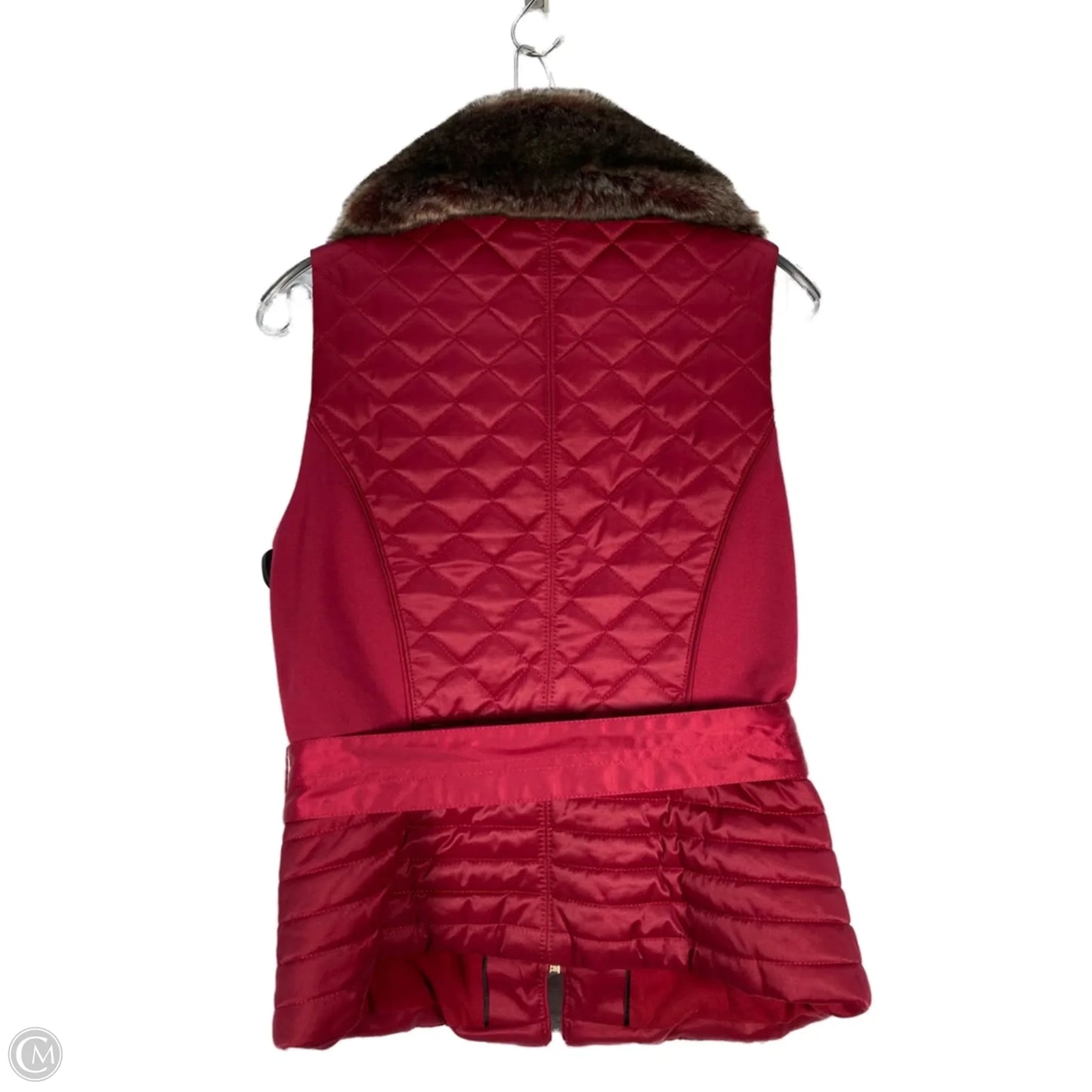 Vest Puffer & Quilted By White House Black Market In Red, Size: S