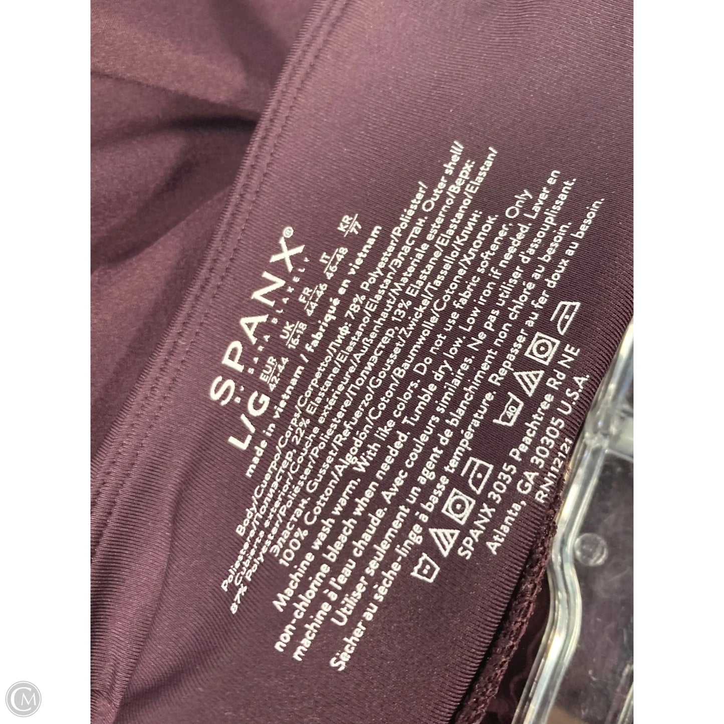 Athletic Skort By Spanx In Purple, Size: L