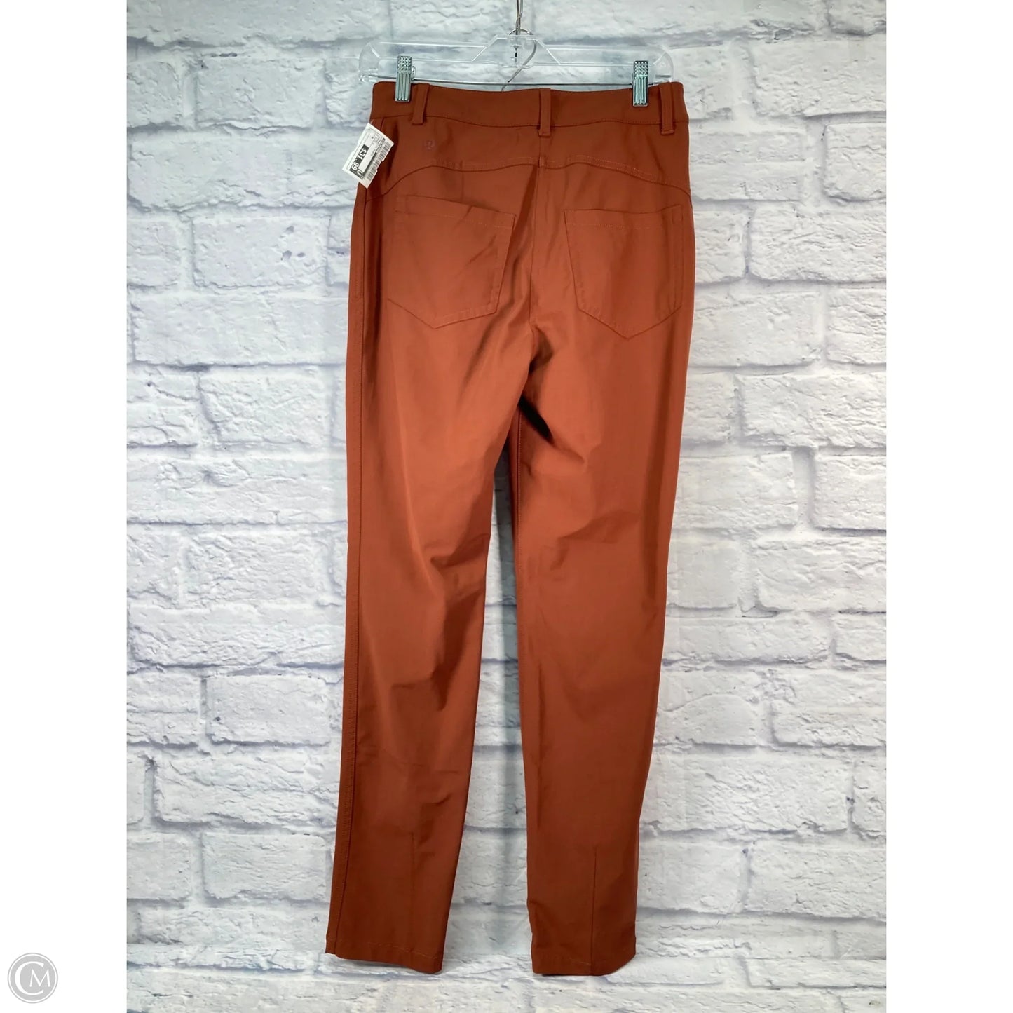 Athletic Pants By Lululemon In Orange, Size: M