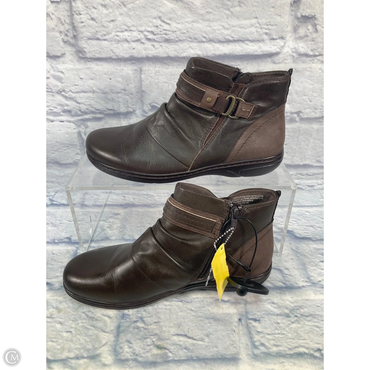 Boots Ankle Flats By Earth Origins In Brown, Size: 9