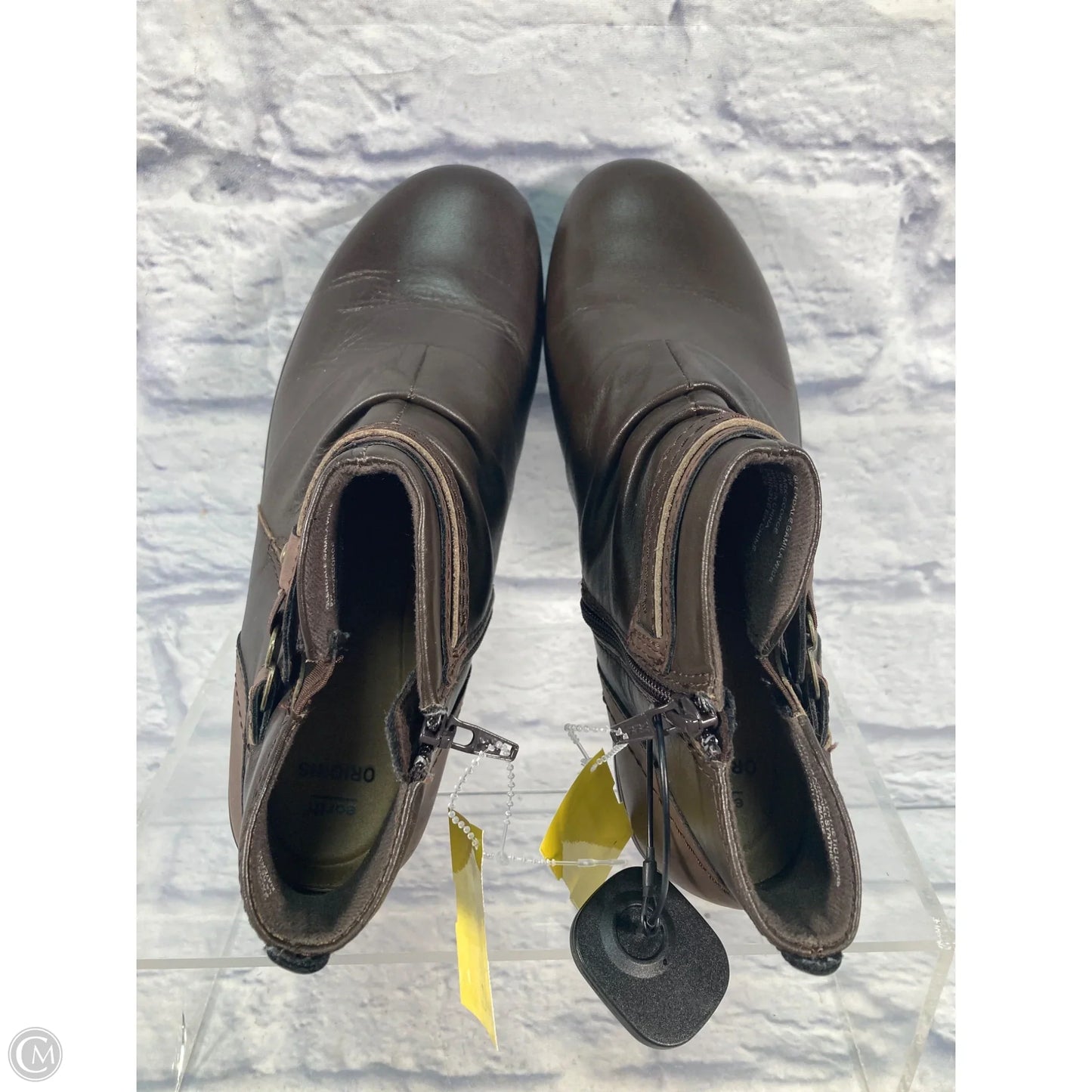 Boots Ankle Flats By Earth Origins In Brown, Size: 9