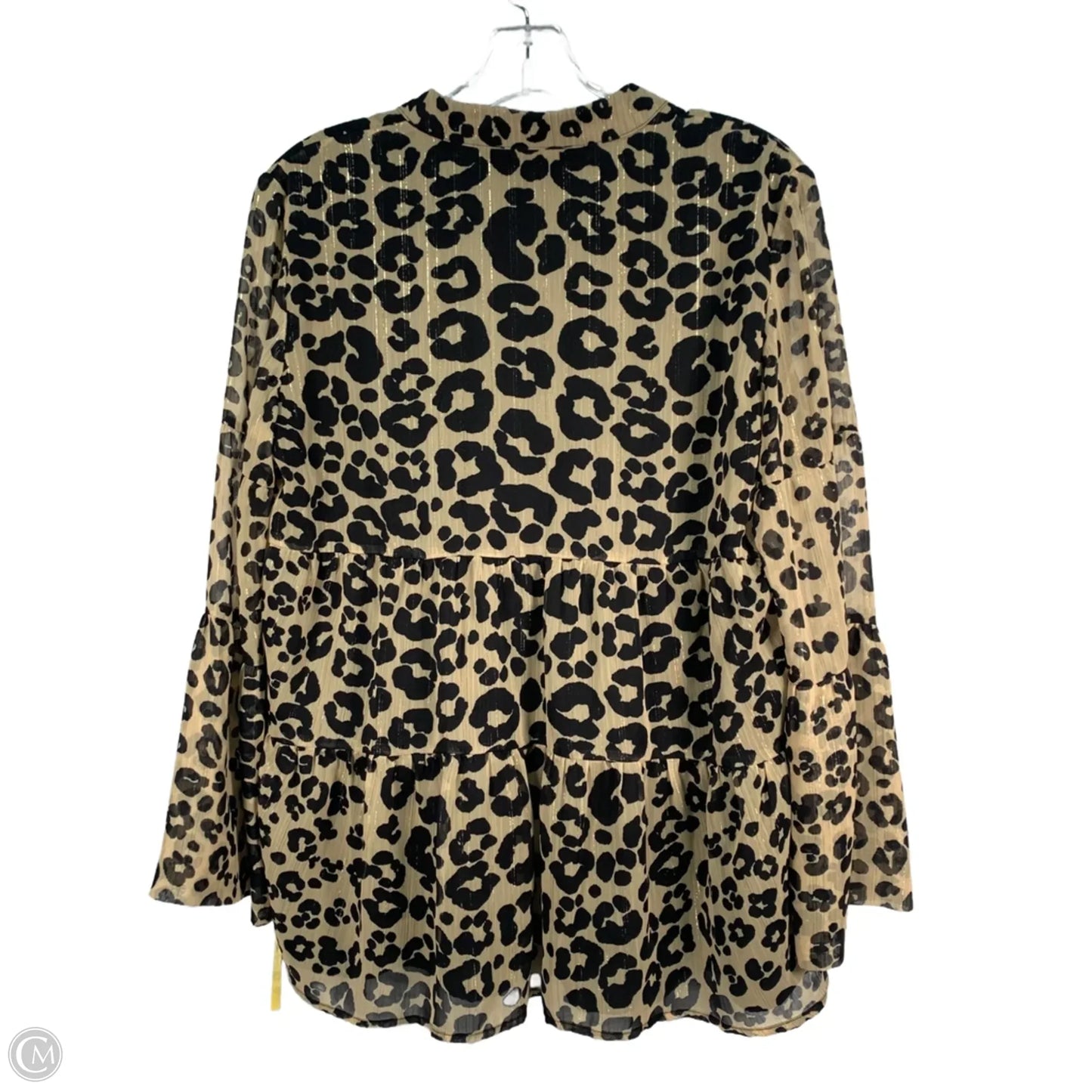 Tunic Long Sleeve By Julie Brown In Animal Print, Size: M