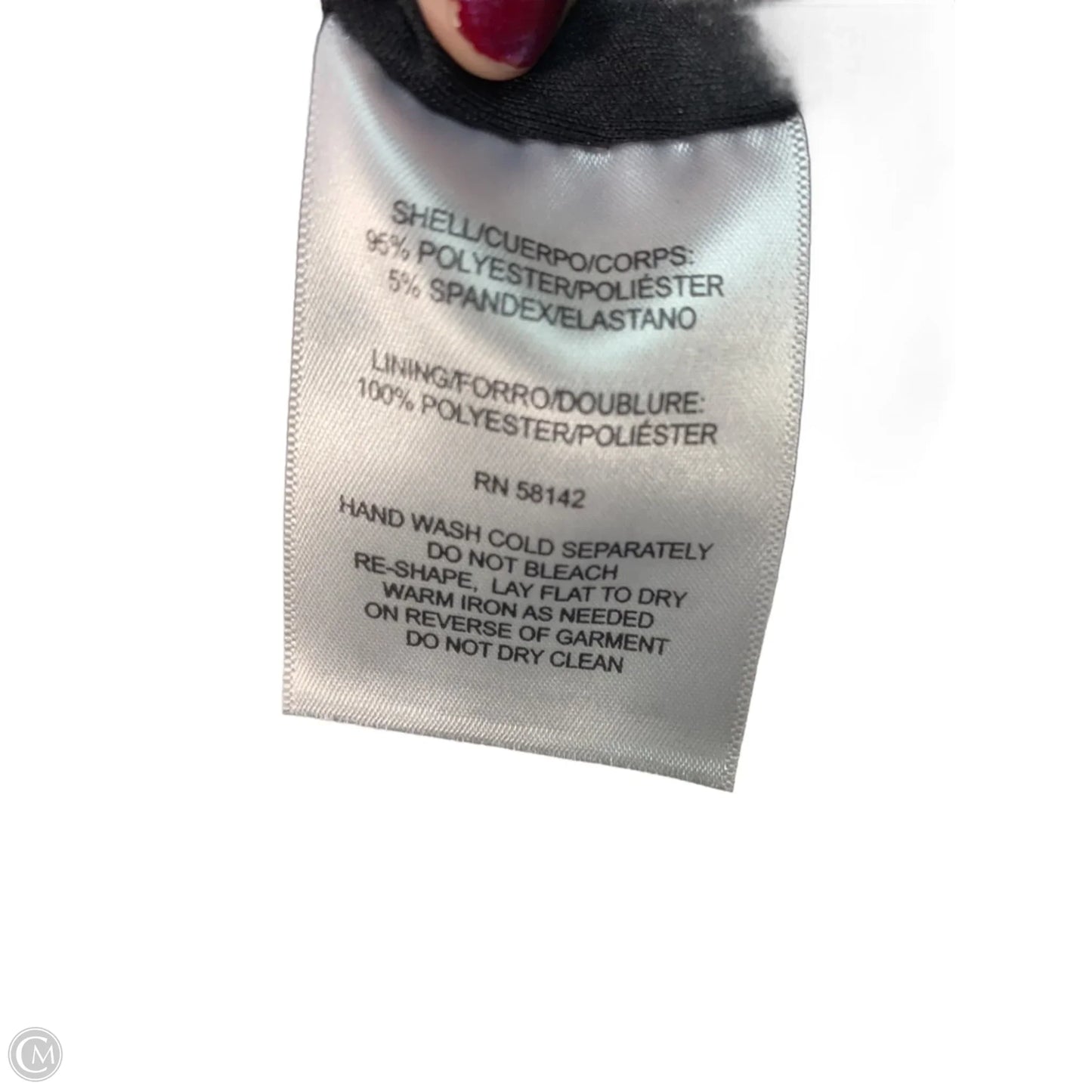 Dress Party Midi By London Times In Black & Red, Size: L