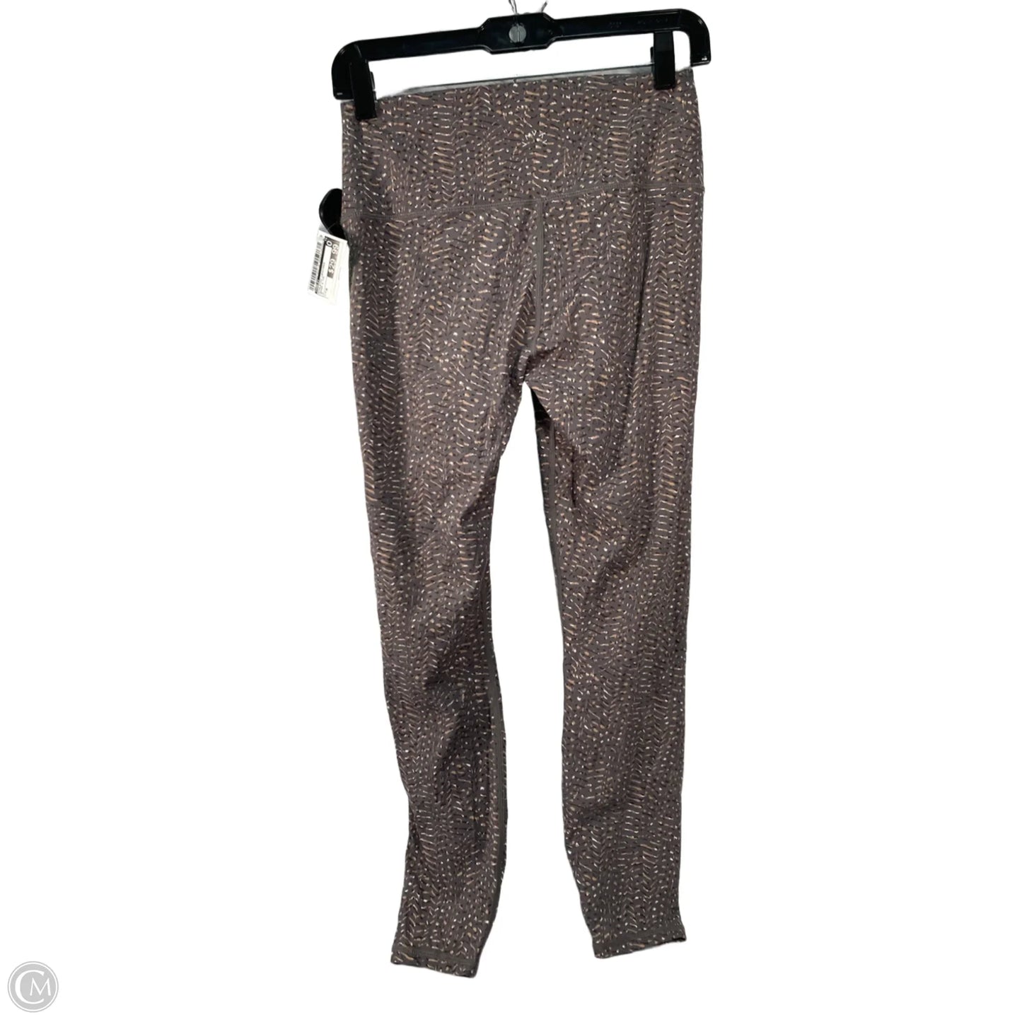 Athletic Leggings By Varley In Brown & Tan, Size: M