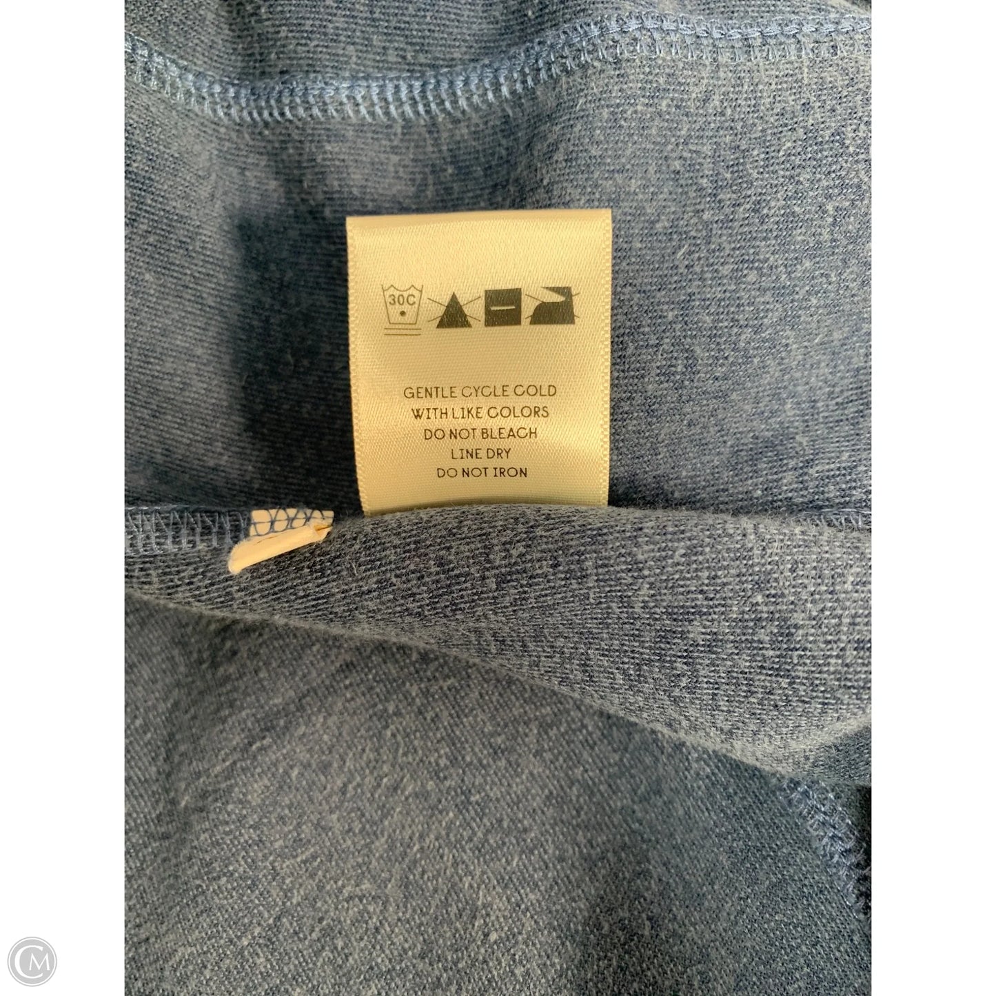 Sweatshirt Collar By Clothes Mentor In Blue, Size: M