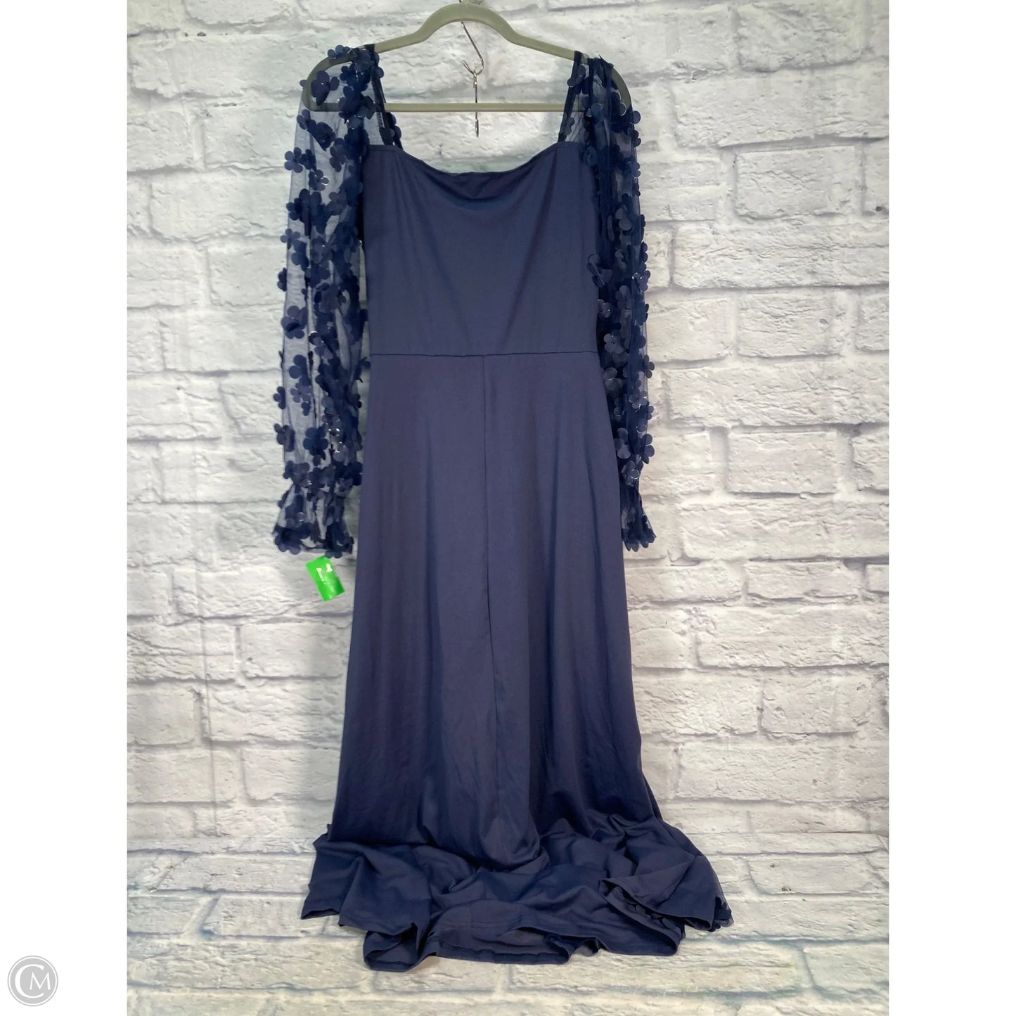 Dress Party Long By Clothes Mentor In Blue, Size: L