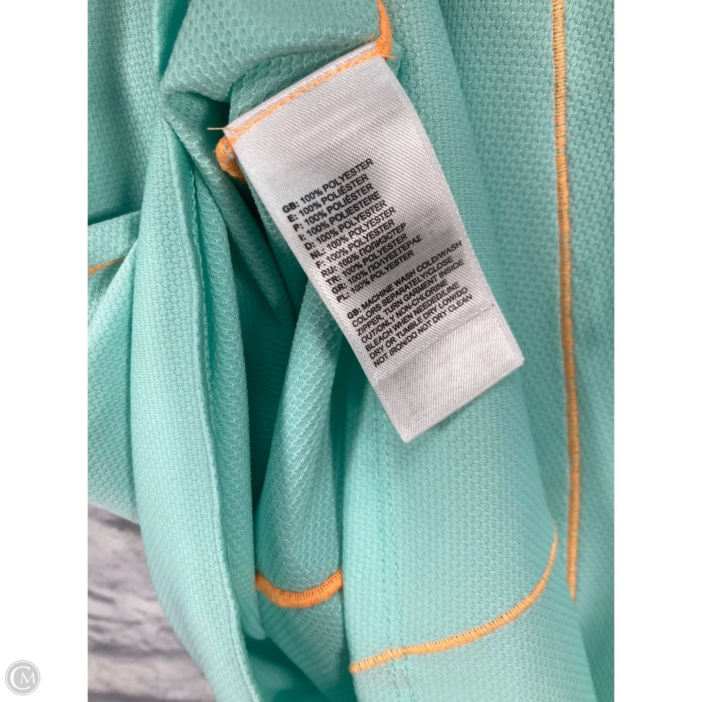 Athletic Top Short Sleeve By The North Face In Green, Size: M