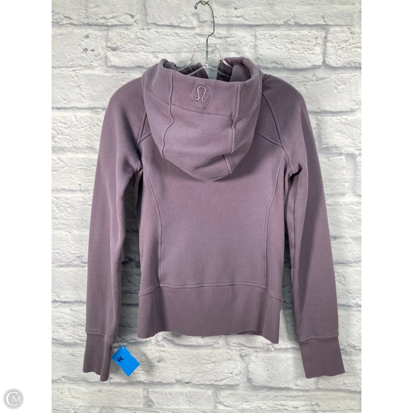 Athletic Jacket By Lululemon In Purple, Size: Xs