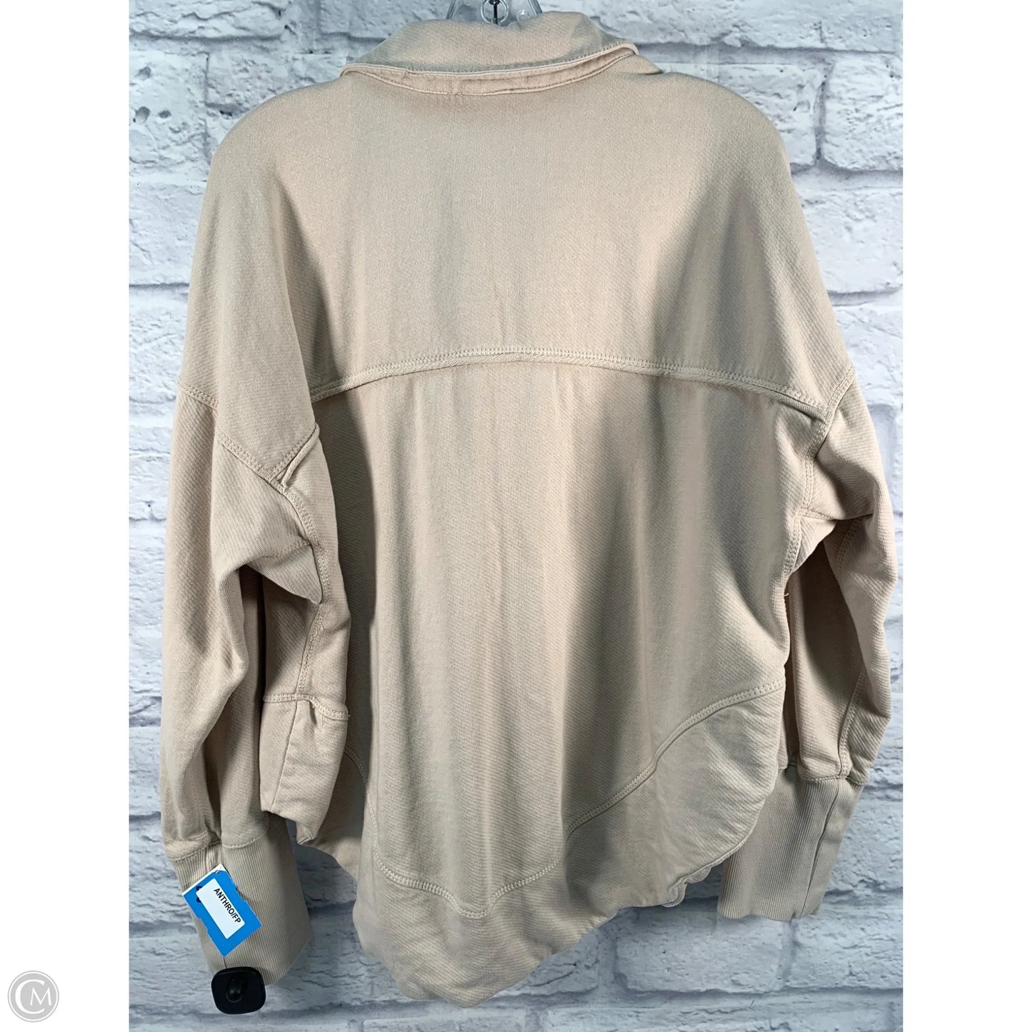 Sweatshirt Crewneck By Pilcro In Tan, Size: M