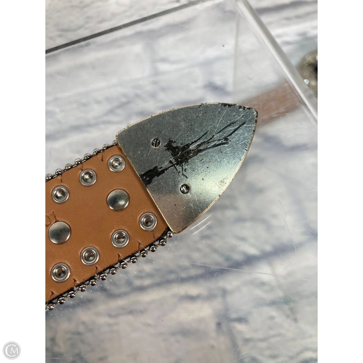 Belt Leather By Clothes Mentor, Size: X-Large