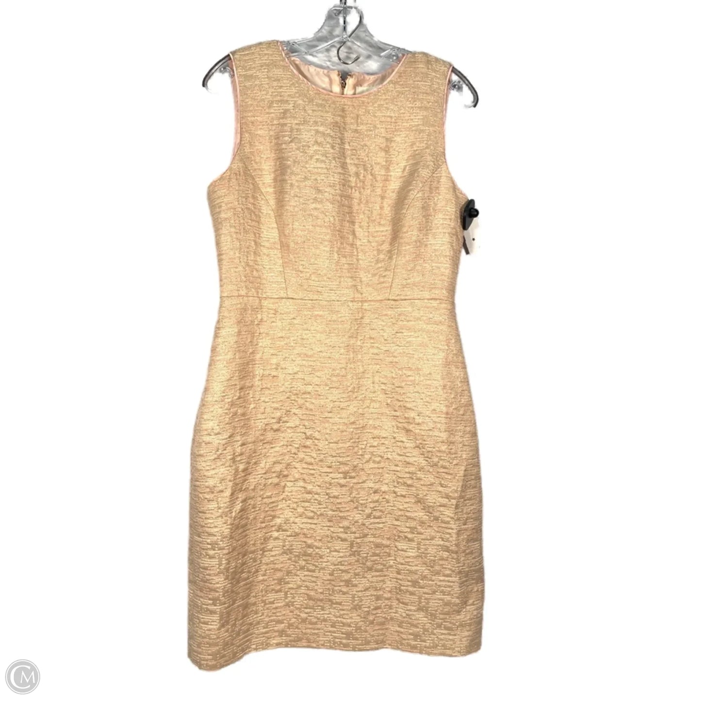 Dress Designer By Kate Spade In Cream & Pink, Size: M