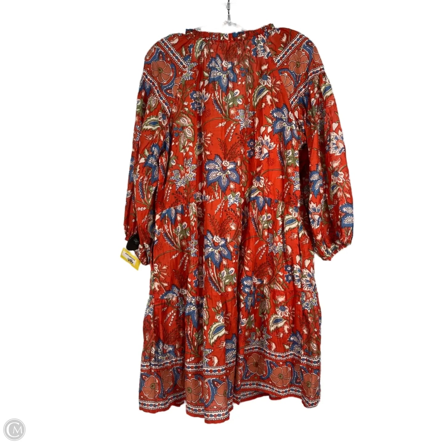 Dress Casual Short By Velvet By Graham & Spencer In Blue & Red, Size: M