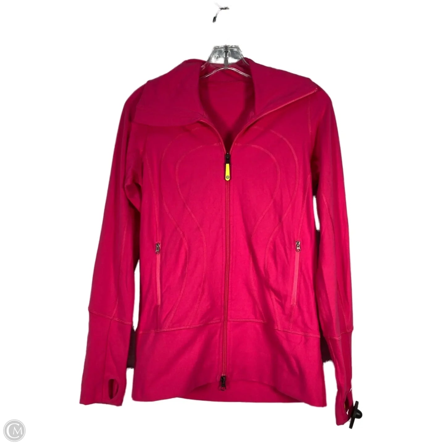 Athletic Jacket By Lululemon In Pink, Size: S