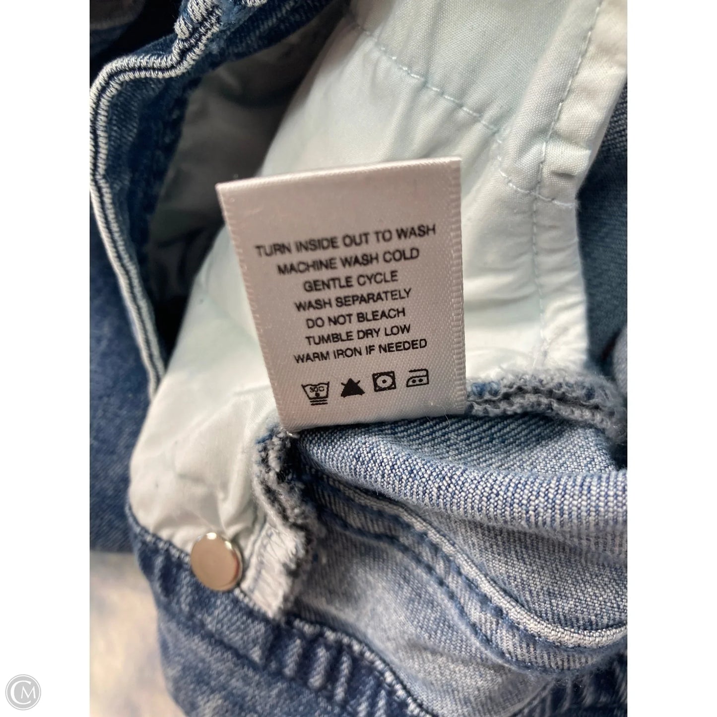 Jeans Straight By John Mark In Blue Denim, Size: 26