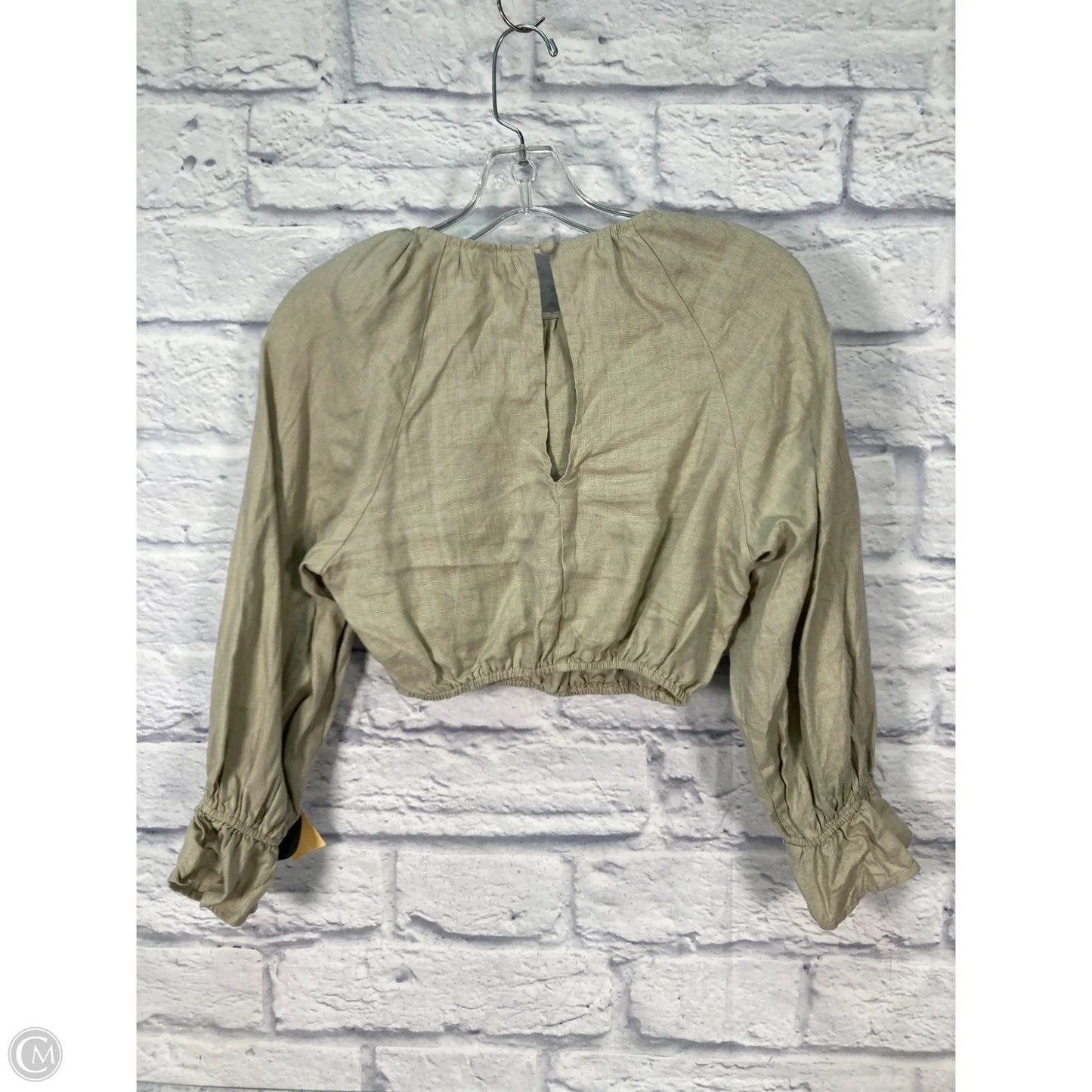 Top Long Sleeve By Reformation In Cream, Size: Xs