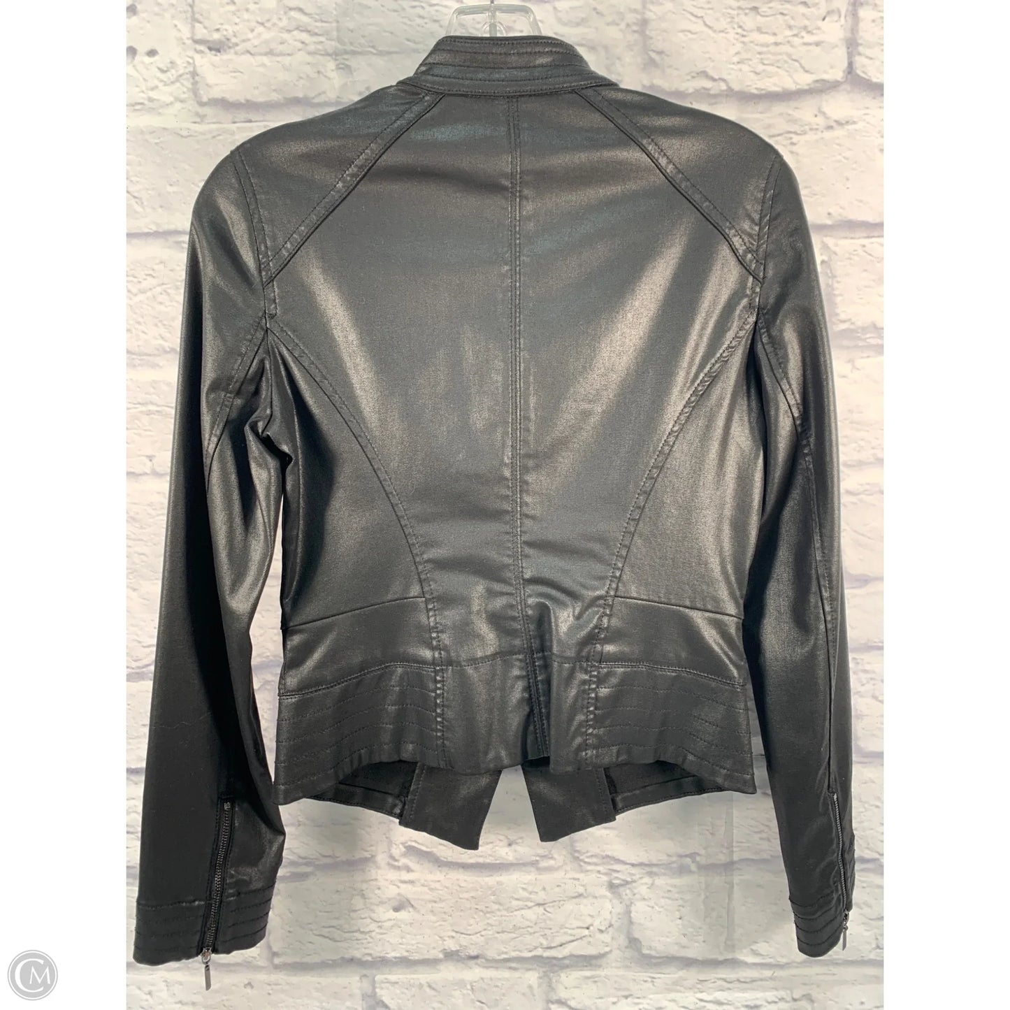 Jacket Moto By White House Black Market In Black, Size: Xs