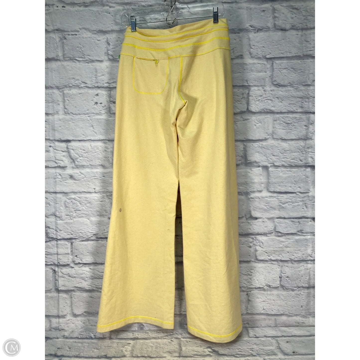 Athletic Pants By Lululemon In Yellow, Size: 6