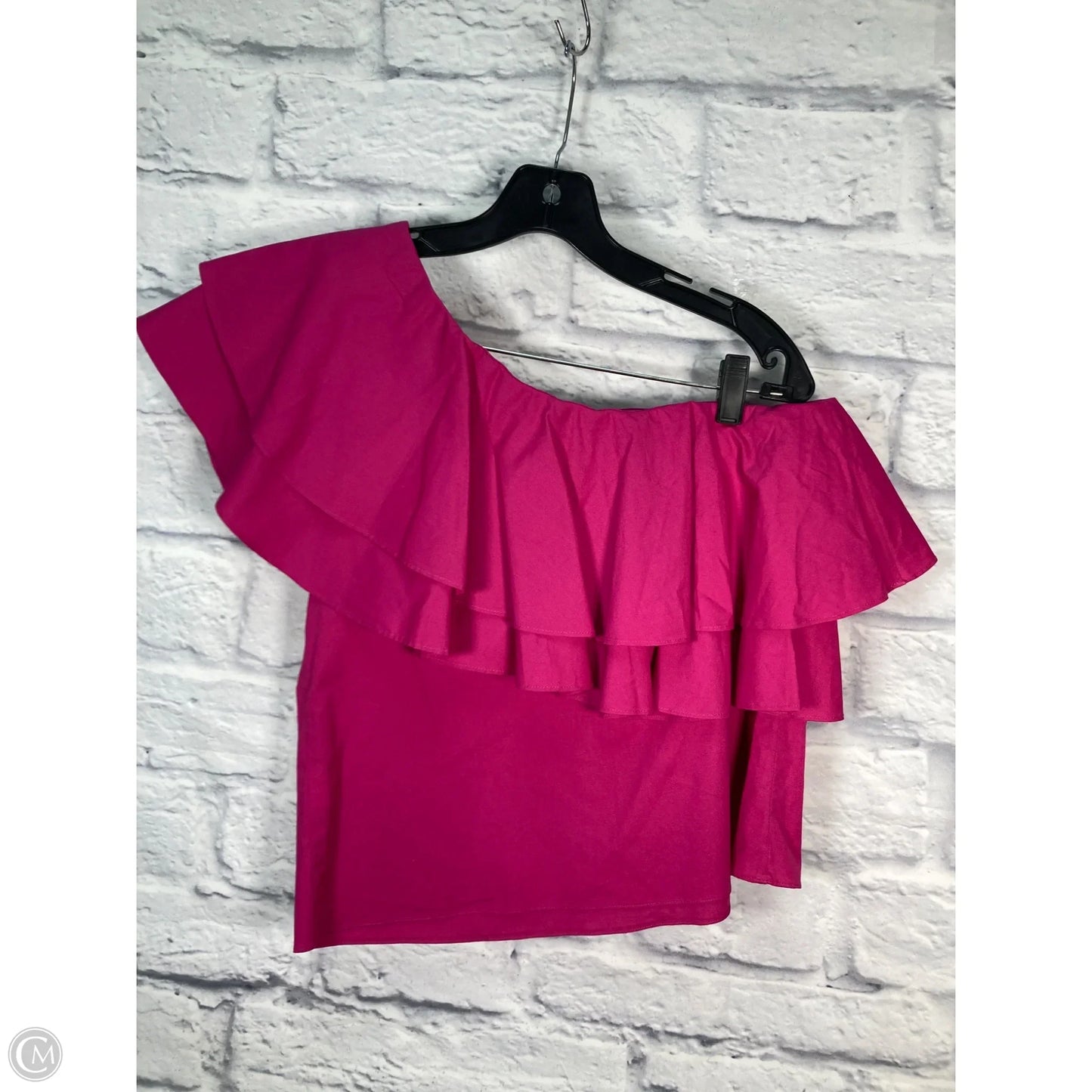 Top Short Sleeve By Anthropologie In Pink, Size: Xs