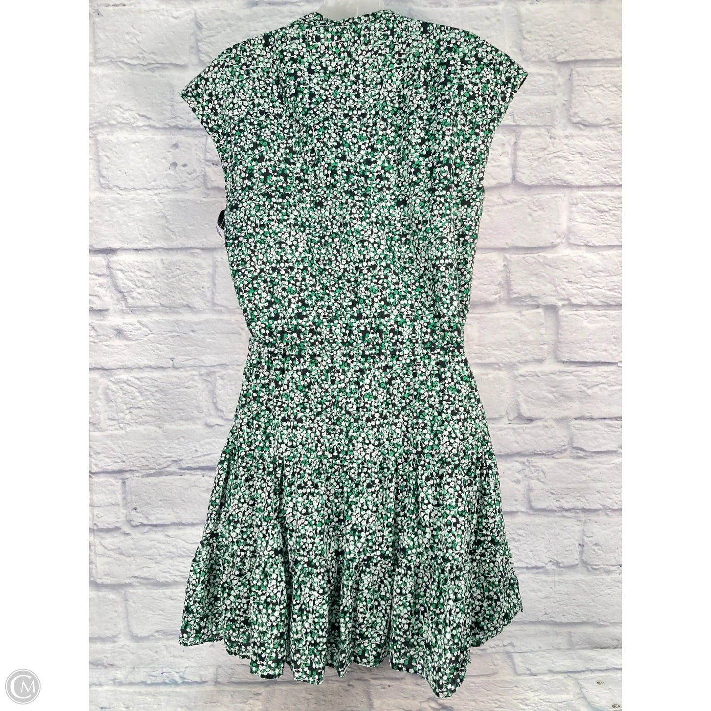 Dress Designer By Rebecca Minkoff In Black & Green, Size: M