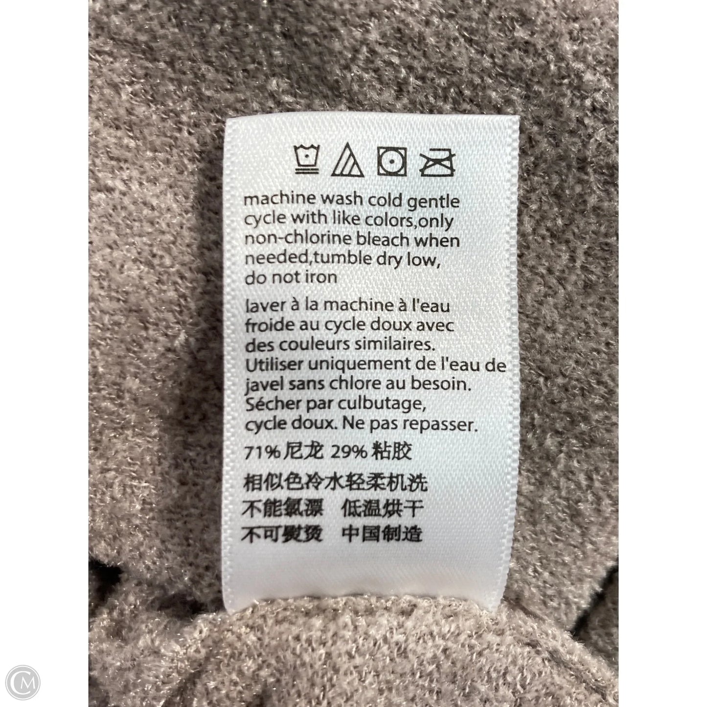 Sweater By Barefoot Dreams In Taupe, Size: 3x