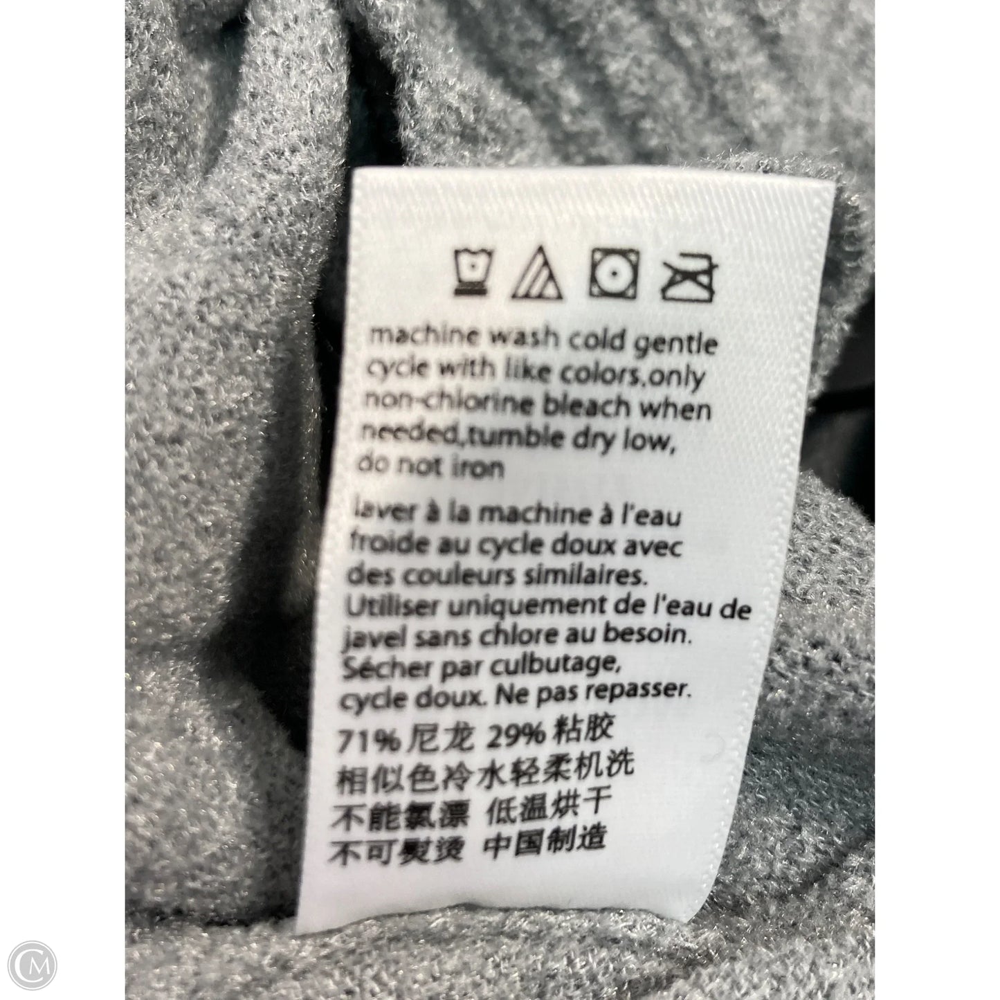 Sweater Short Sleeve By Barefoot Dreams In Grey, Size: 3x