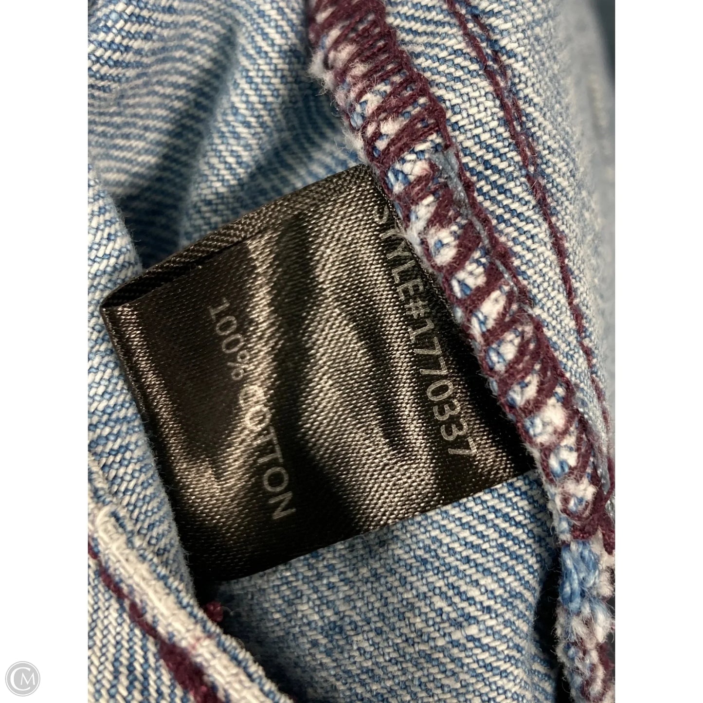 Jeans Straight By Current Air In Blue Denim, Size: 8