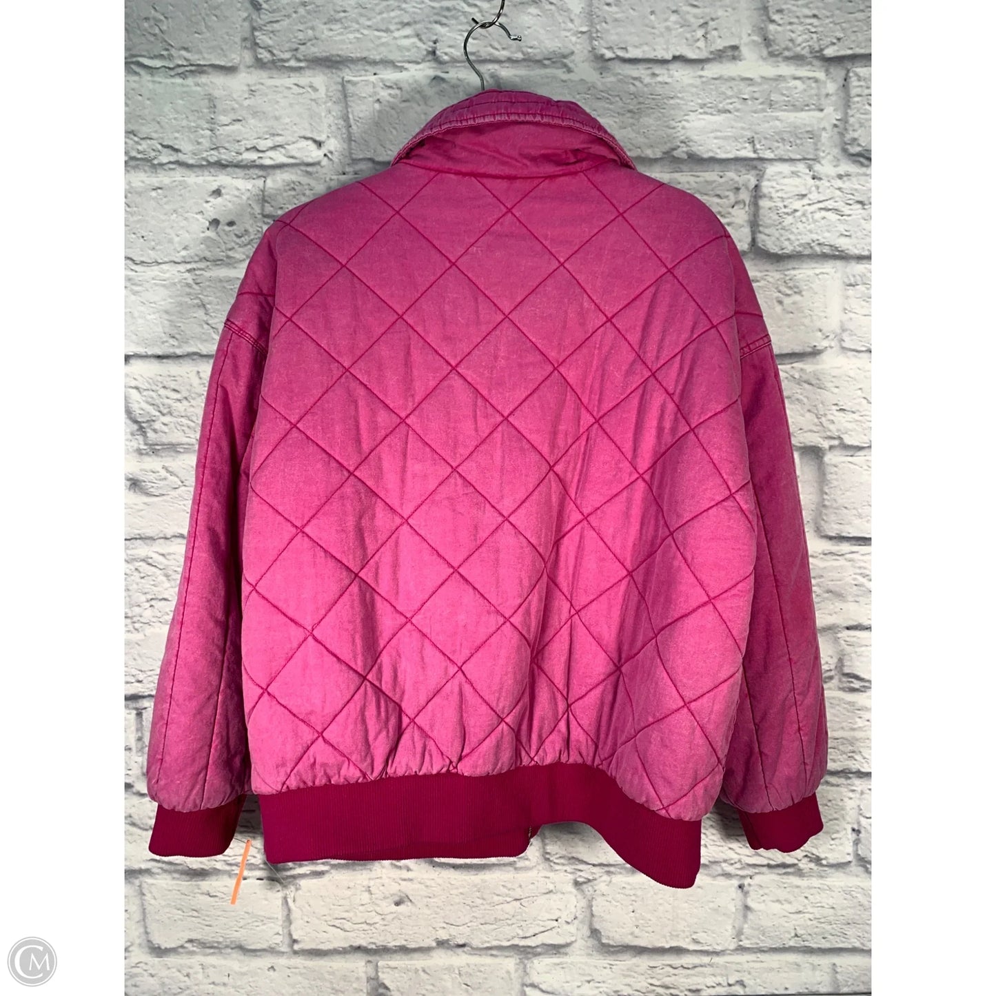 Jacket Puffer & Quilted By Wild Fable In Pink, Size: M