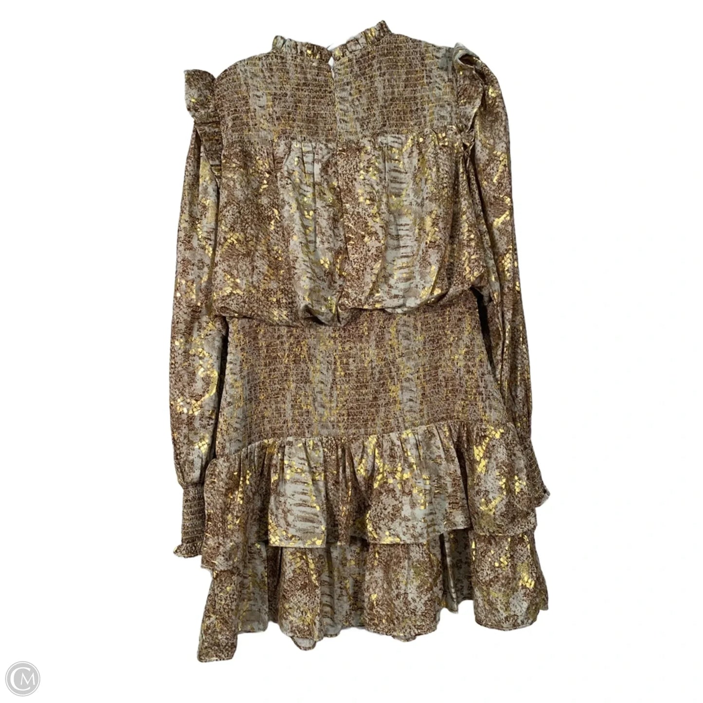 Dress Party Short By Endless Rose In Gold & Tan, Size: M