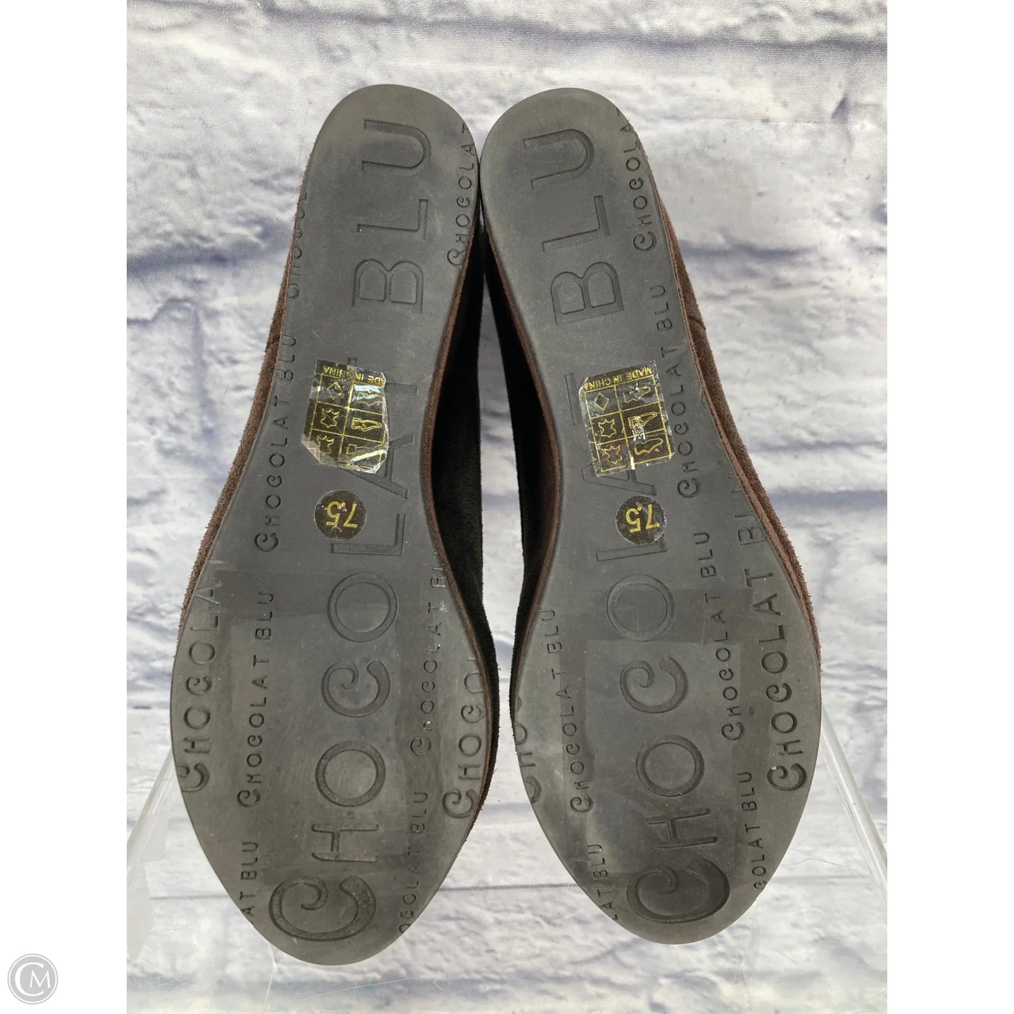 Shoes Heels Wedge By Clothes Mentor In Brown, Size: 7.5