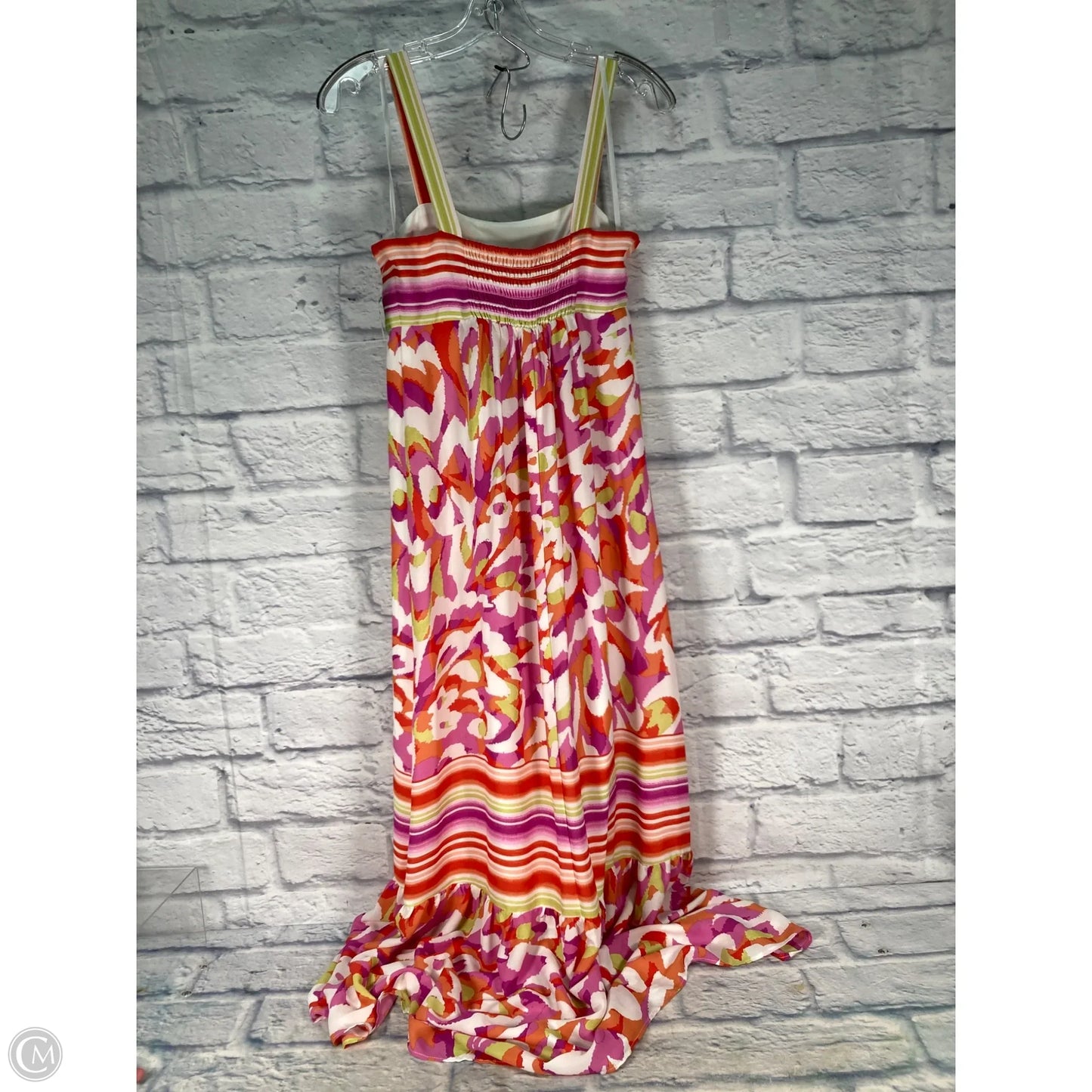 Dress Casual Maxi By Maggy London In Pink & Red, Size: Xs