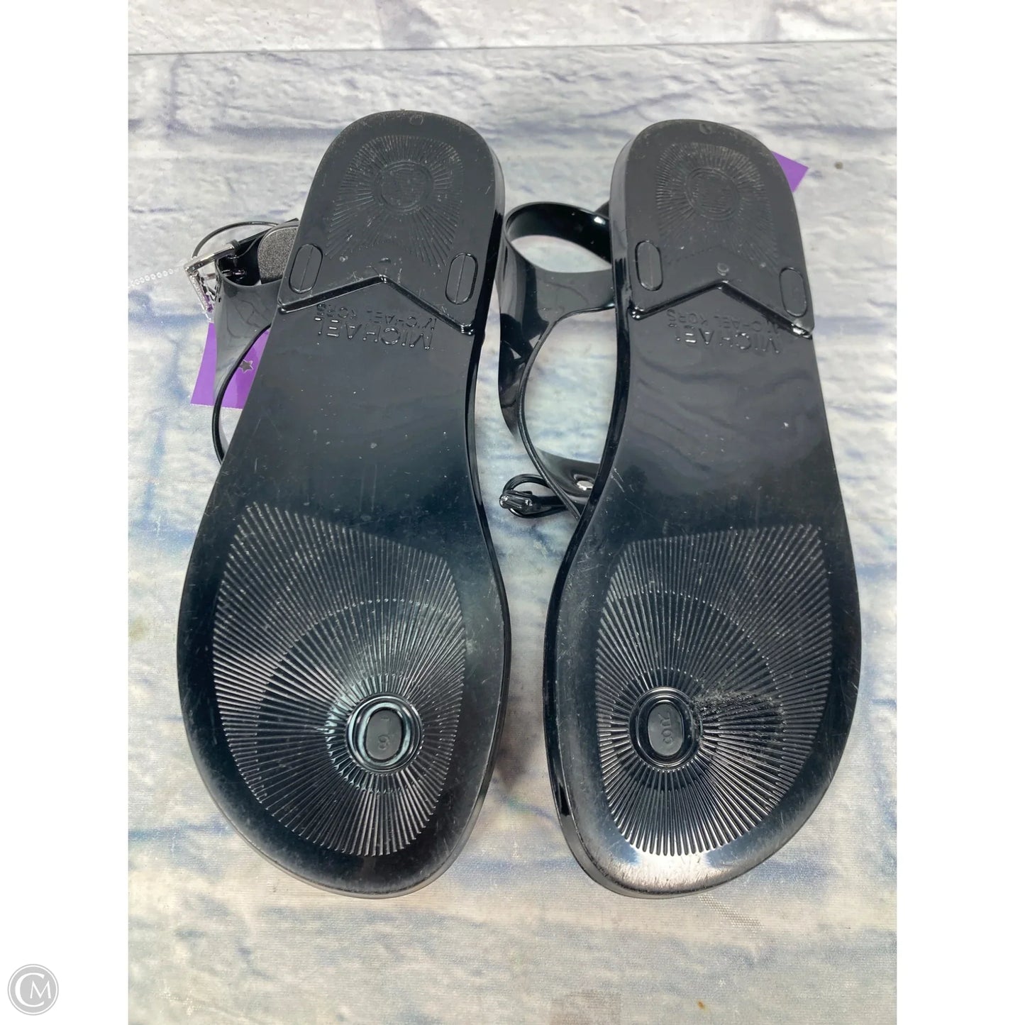 Sandals Designer By Michael Kors In Black, Size: 8