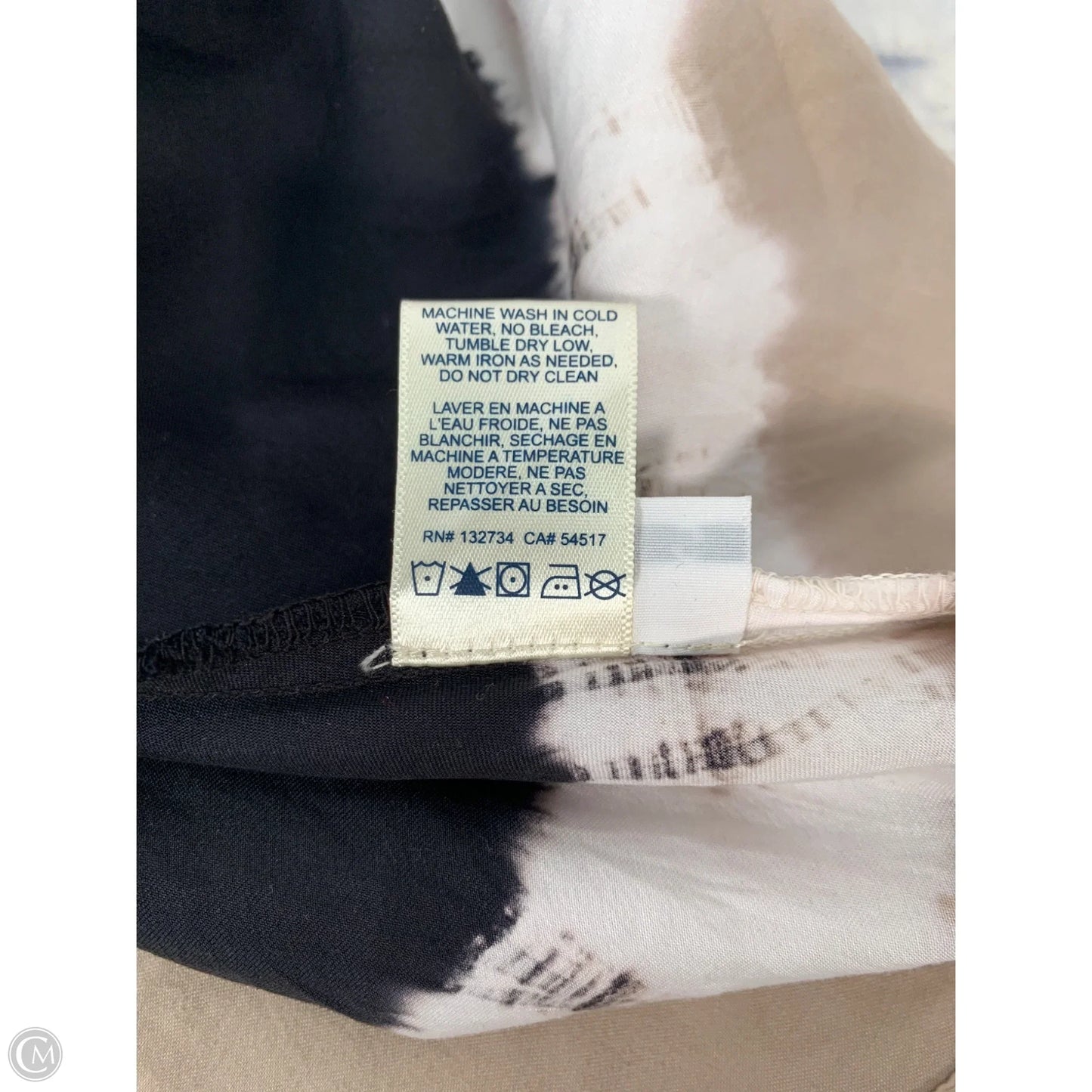 Top Sleeveless By Cloth & Stone In Black & Brown, Size: S