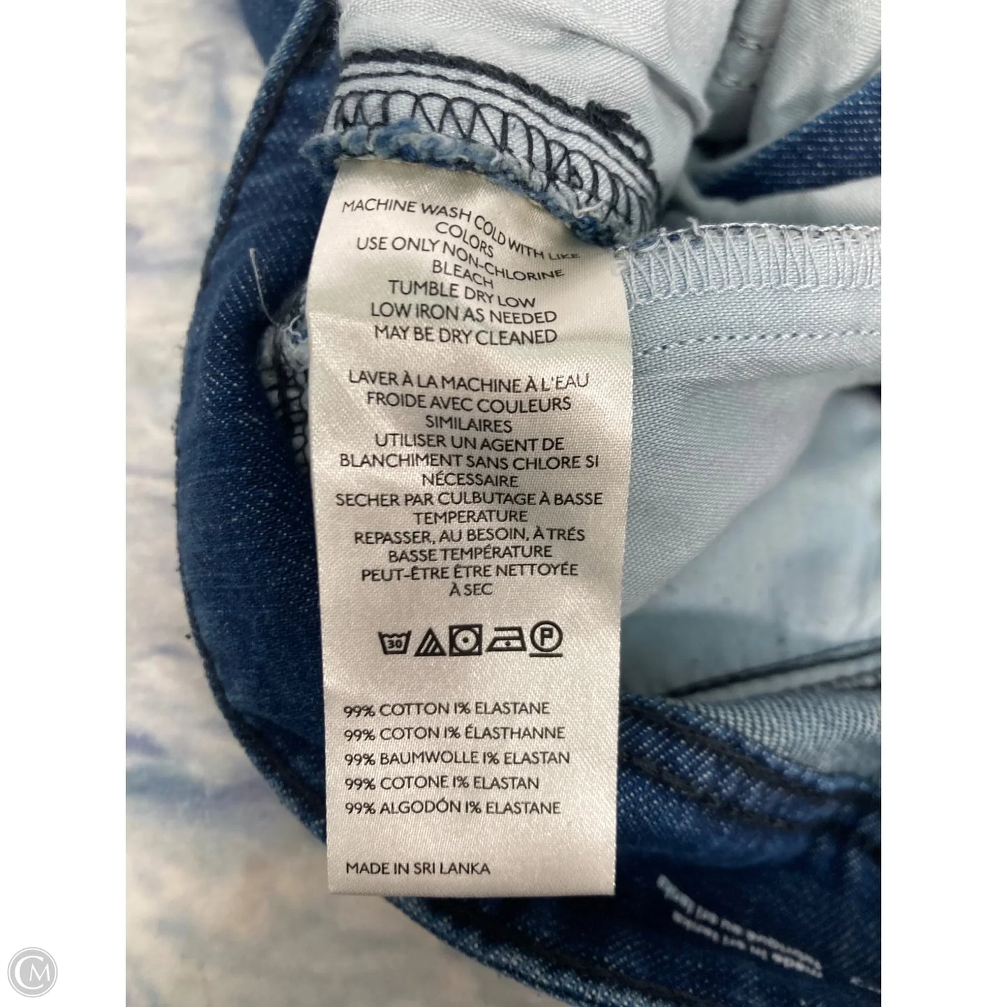 Jeans Flared By Pilcro In Blue Denim, Size: 10