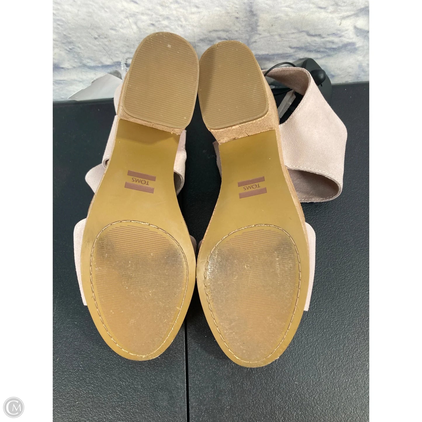 Shoes Heels Block By Toms In Brown & Pink, Size: 8