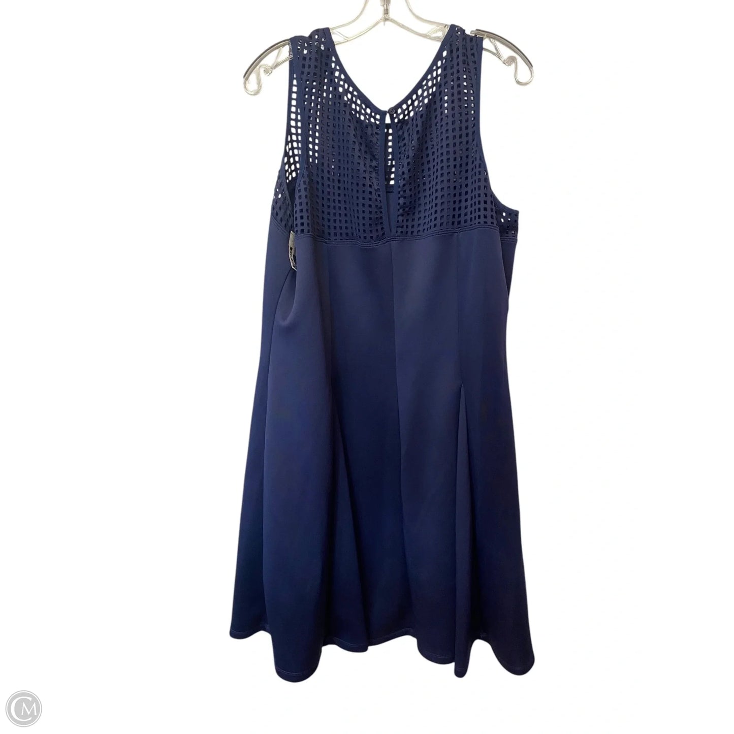 Dress Casual Short By Clothes Mentor In Navy, Size: 2x