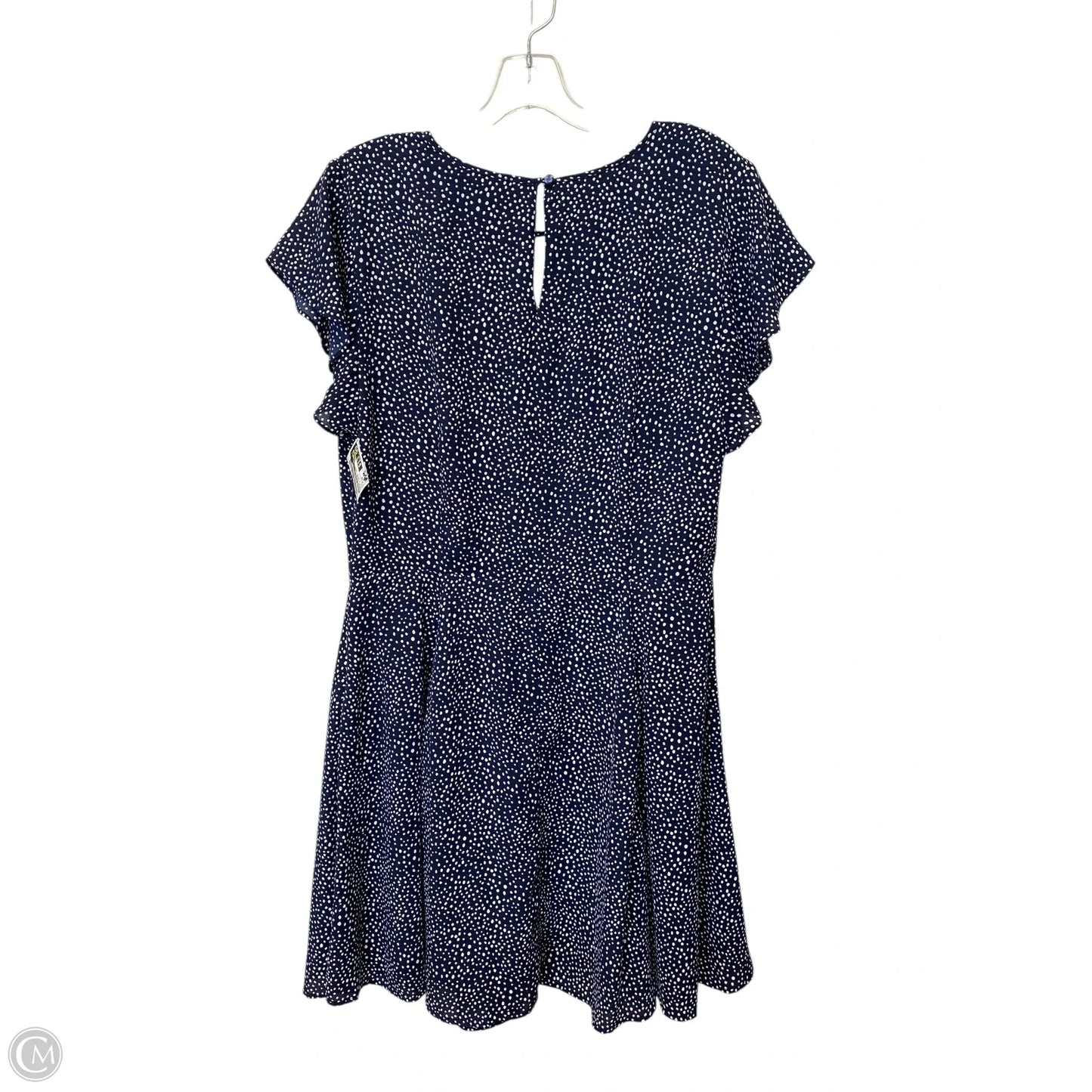 Dress Casual Short By Banana Republic In Blue & White, Size: 14