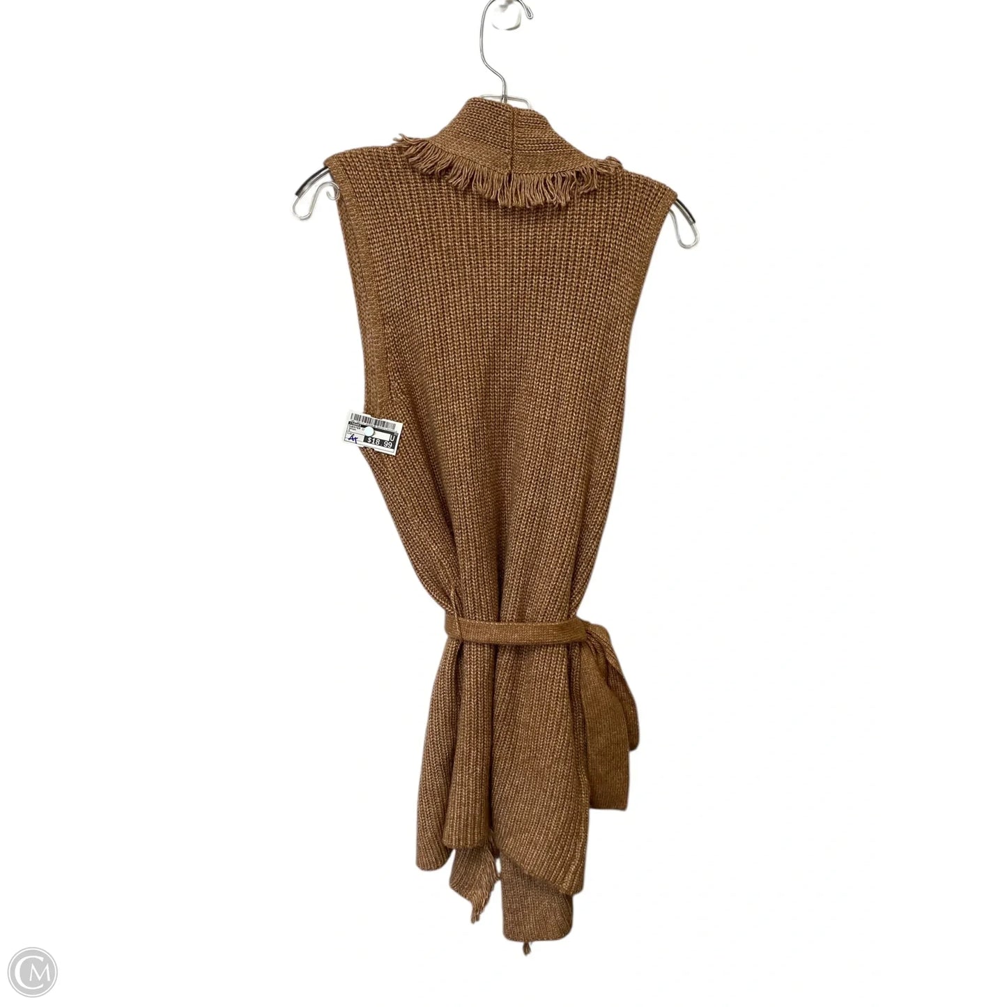 Sweater Cardigan By Tahari In Brown, Size: M