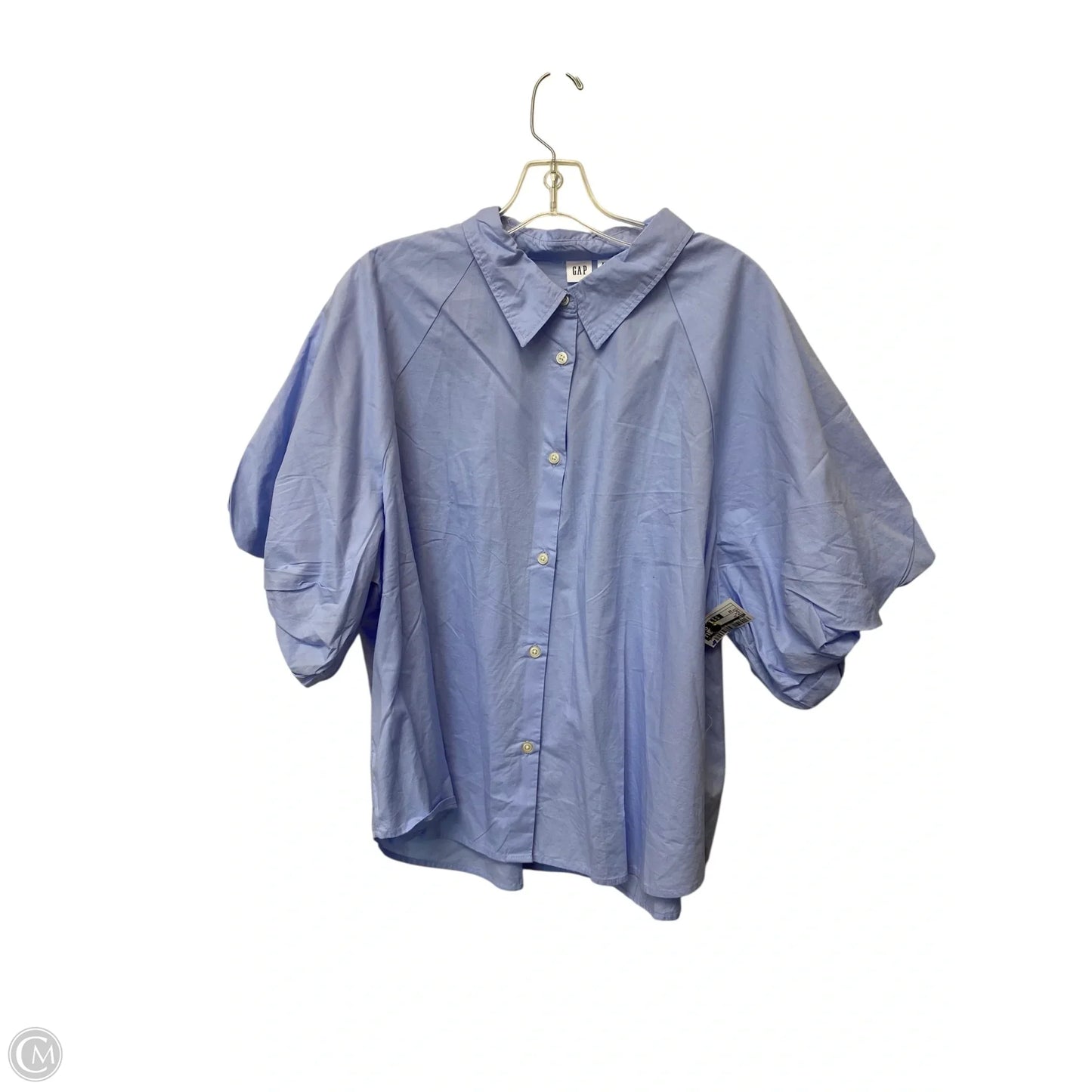 Top Short Sleeve By Gap In Blue, Size: 2x