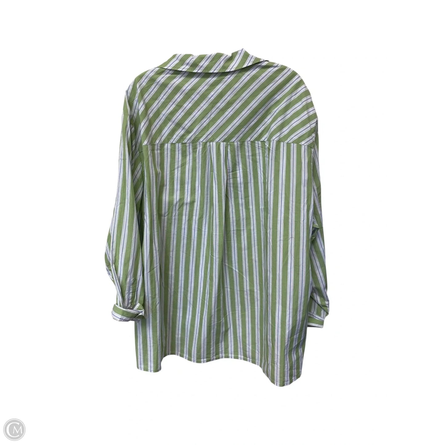 Top Long Sleeve By Aerie In Green, Size: L