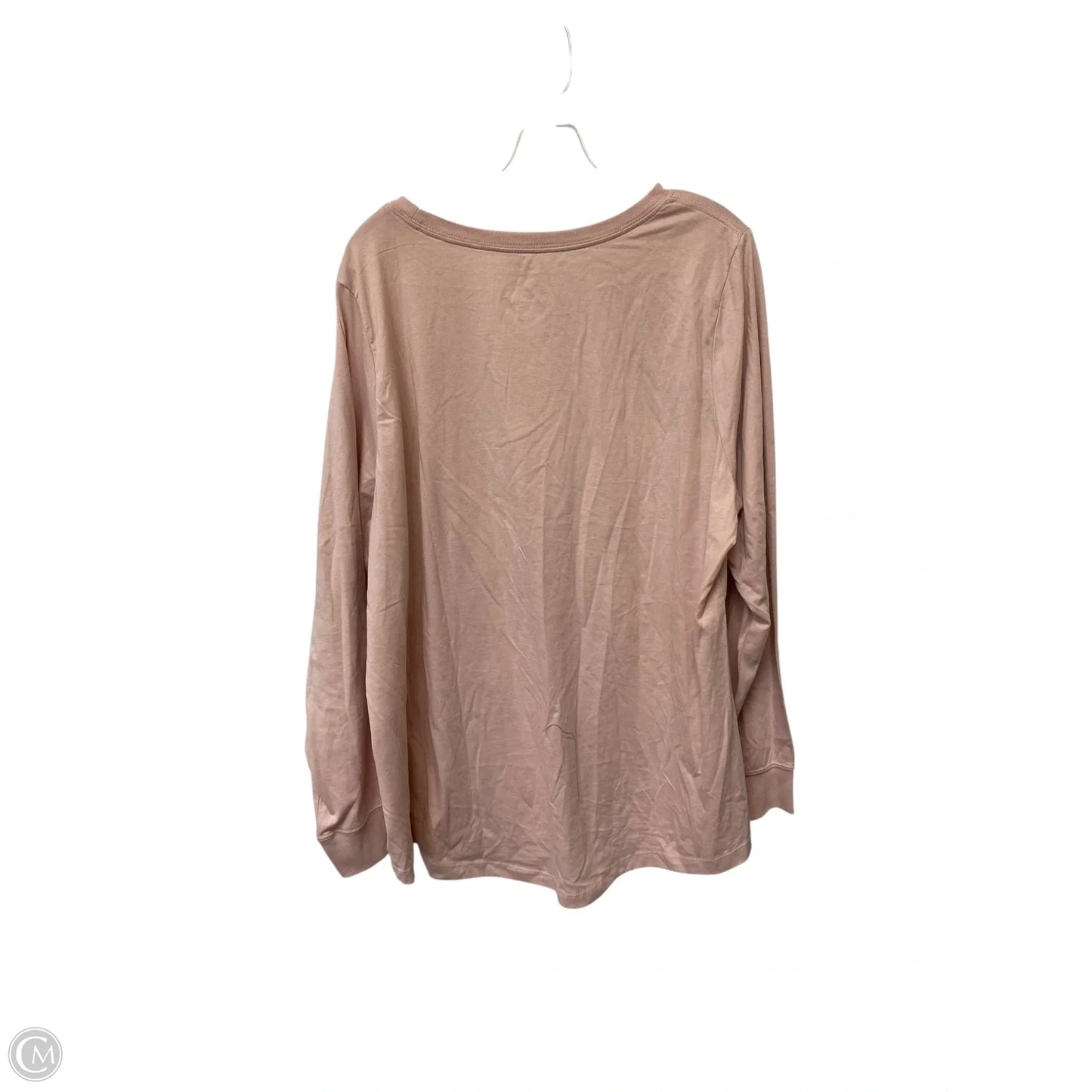 Top Long Sleeve By Nike Apparel In Pink, Size: 1x