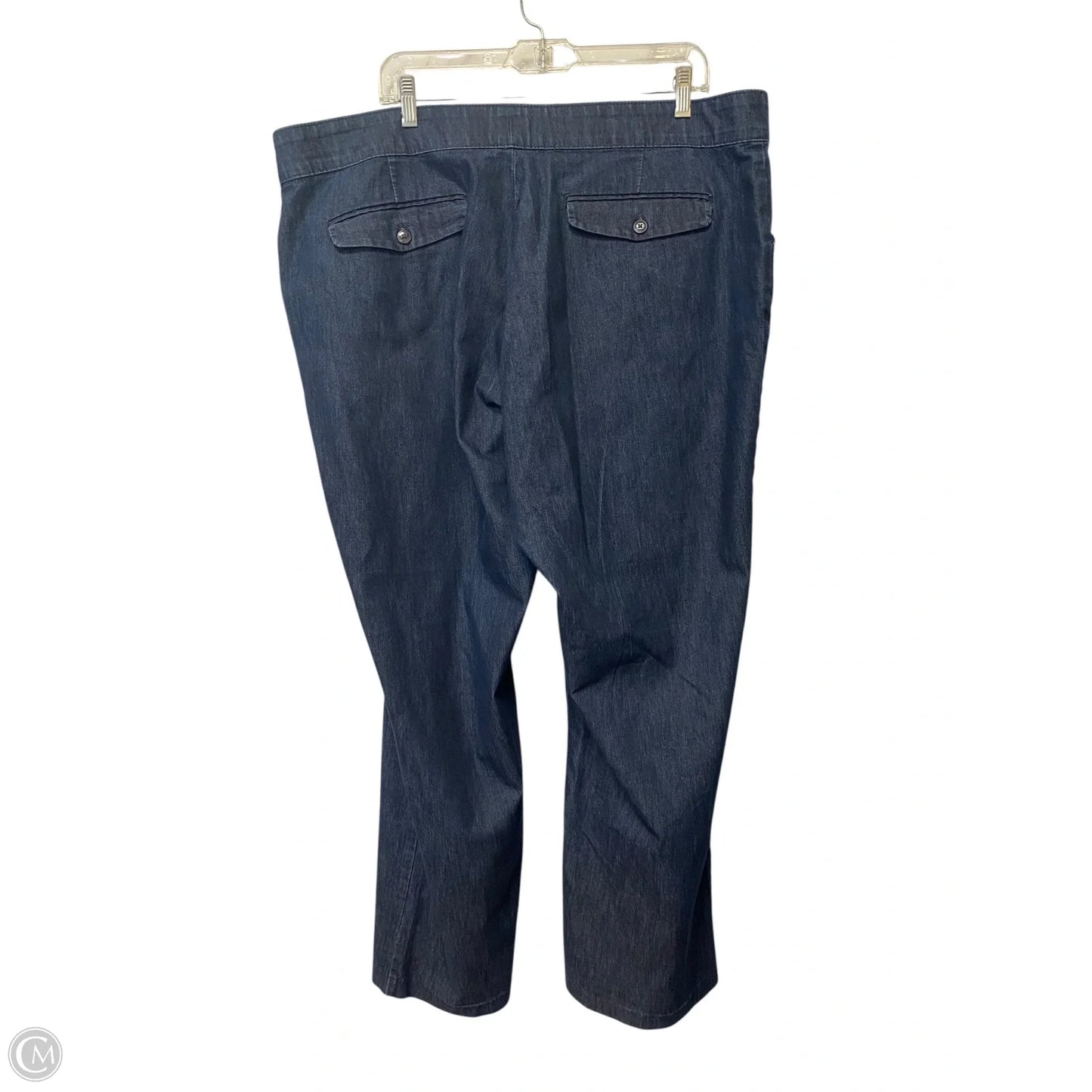Jeans Straight By Lee In Blue Denim, Size: 22