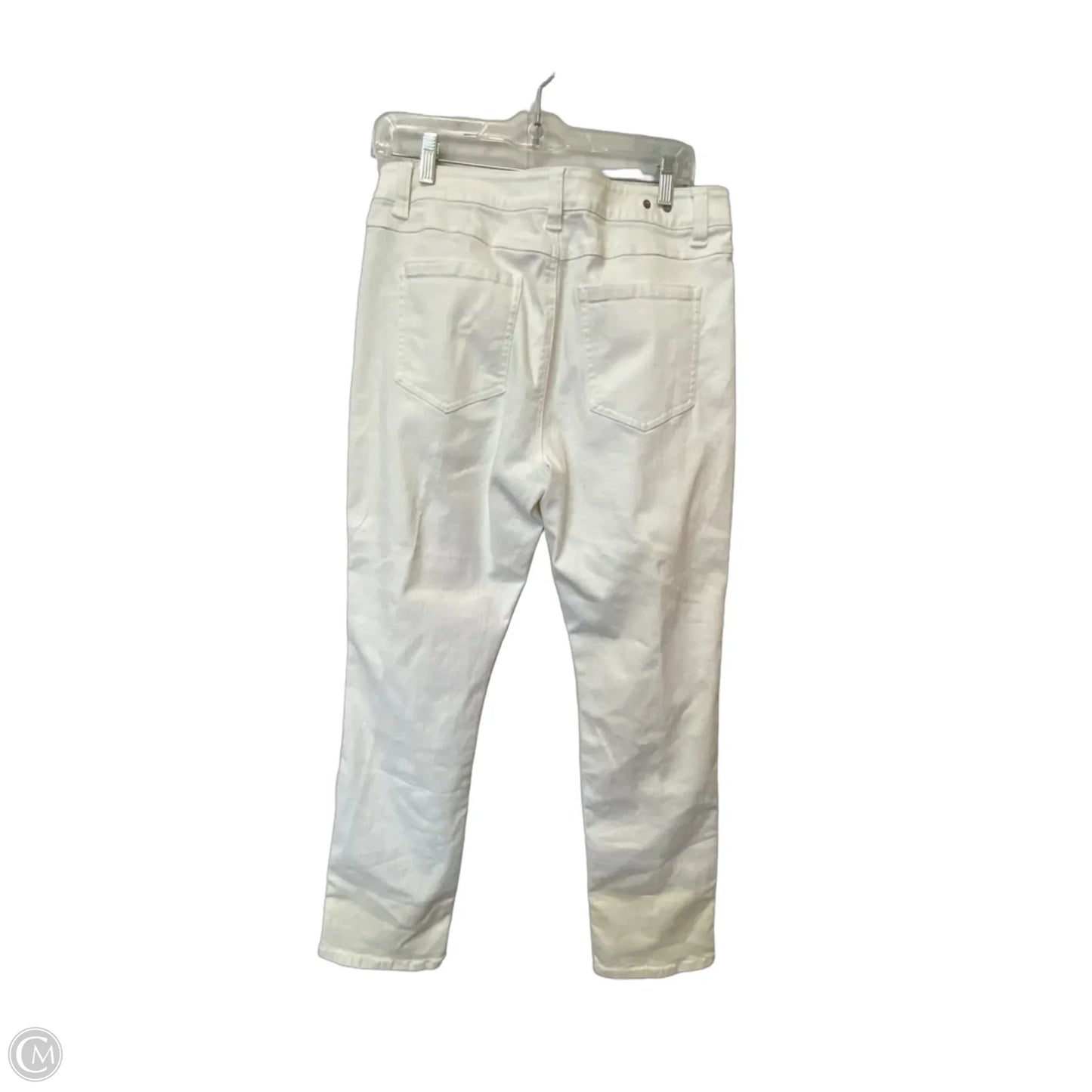 Jeans Straight By Cabi In White, Size: 10
