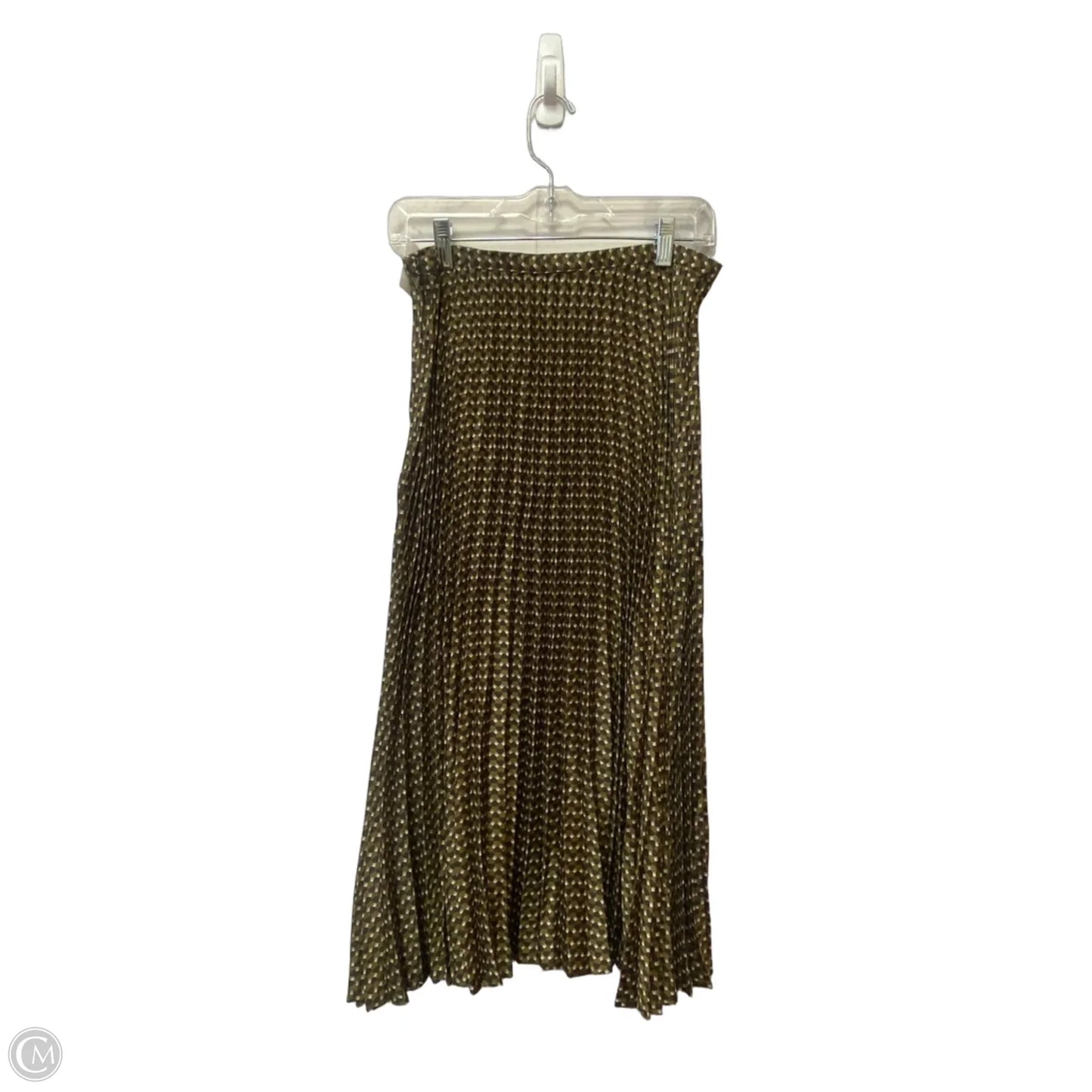 Skirt Maxi By Banana Republic In Black & Green, Size: 8