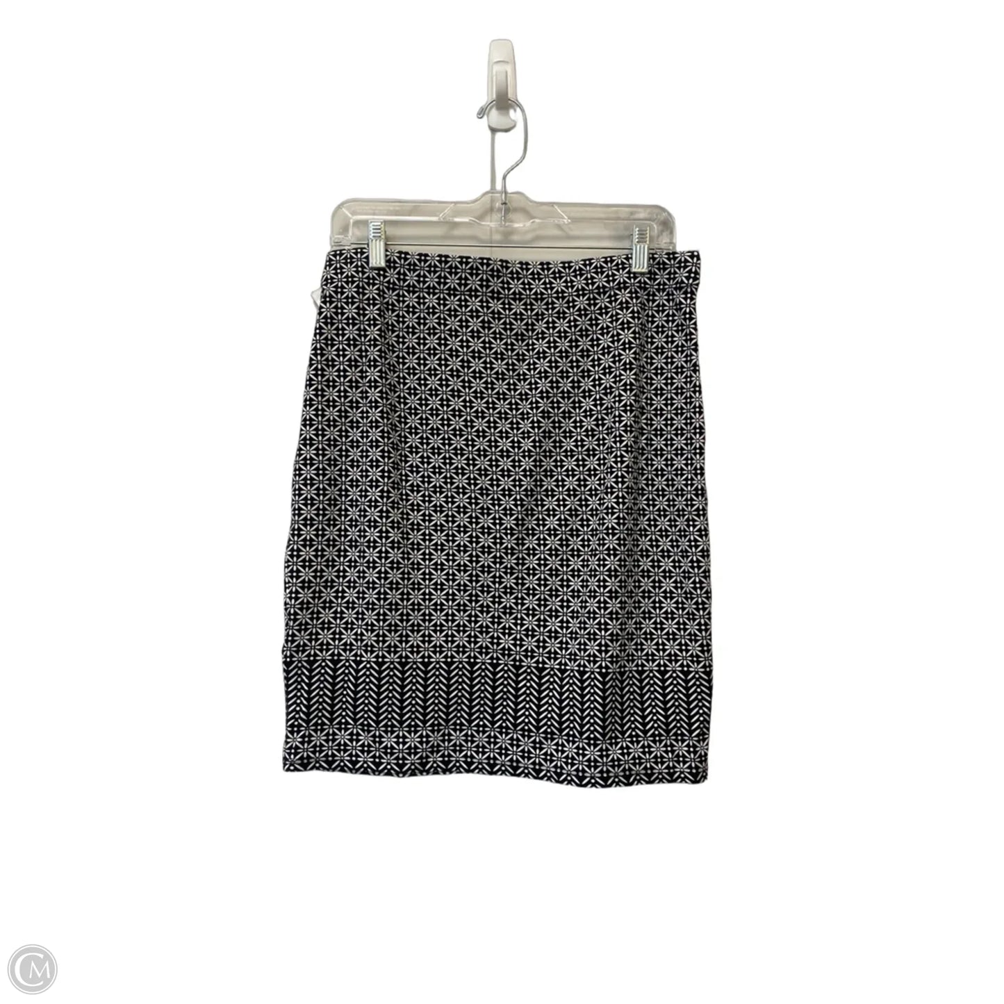 Skirt Mini & Short By Max Studio In Black & White, Size: M