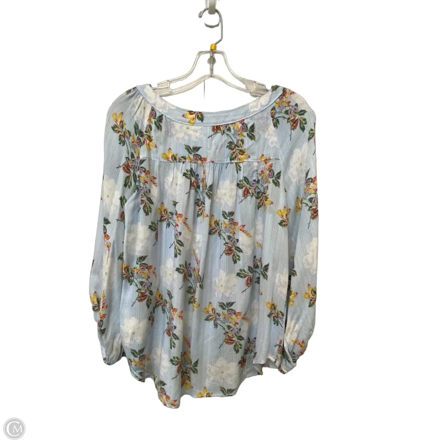 Top Long Sleeve By Maeve In Floral Print, Size: 4