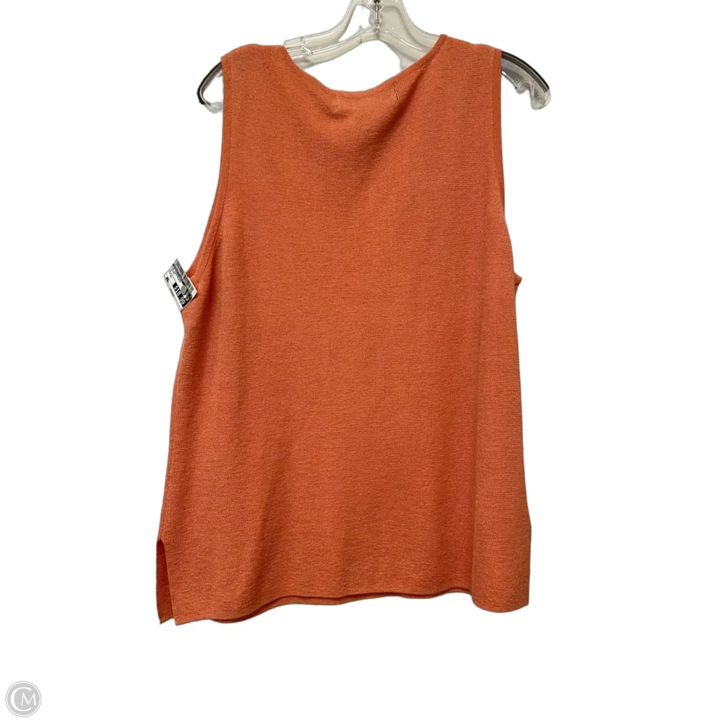 Top Sleeveless By Double D Ranch In Orange, Size: Xl