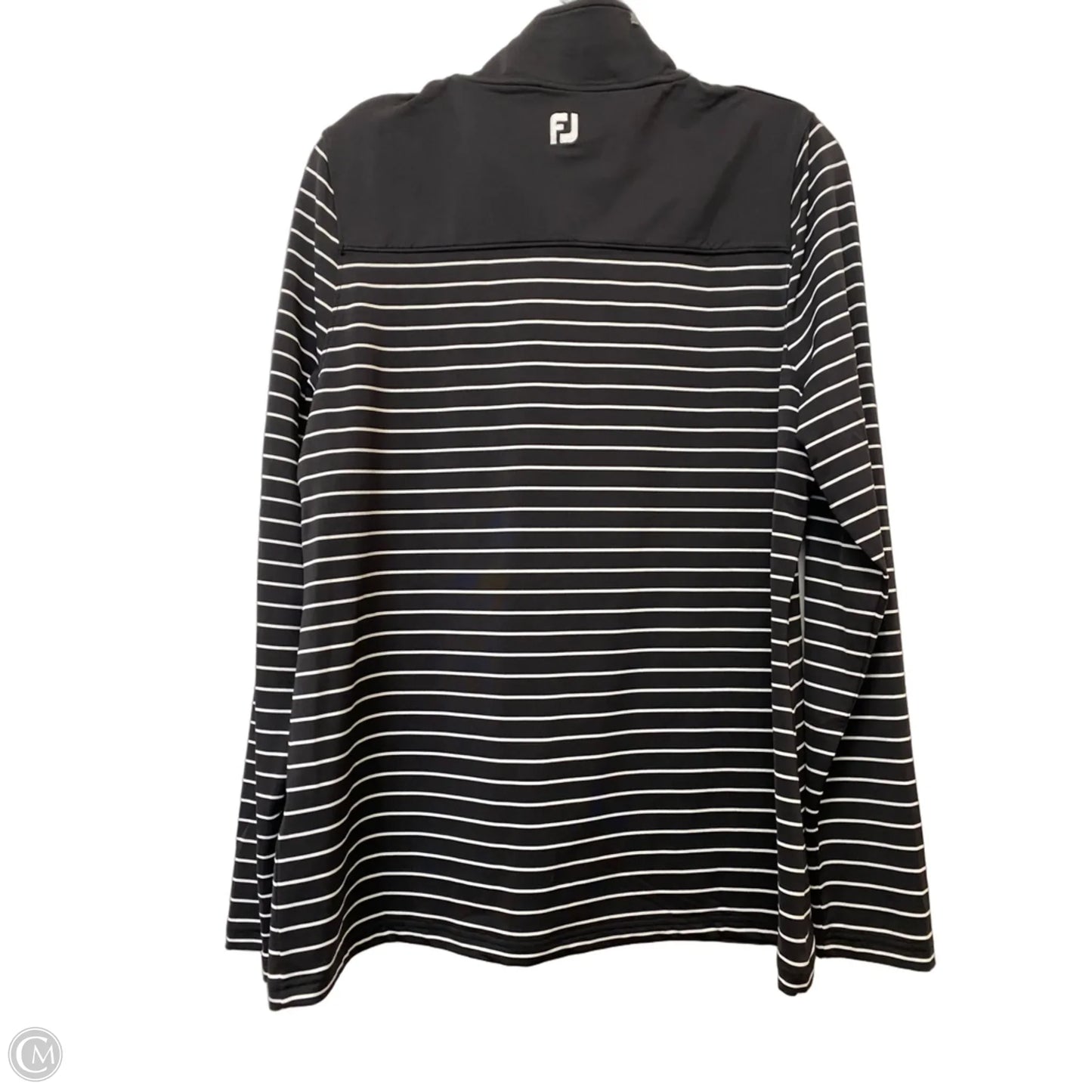 Athletic Jacket By Clothes Mentor In Black, Size: L